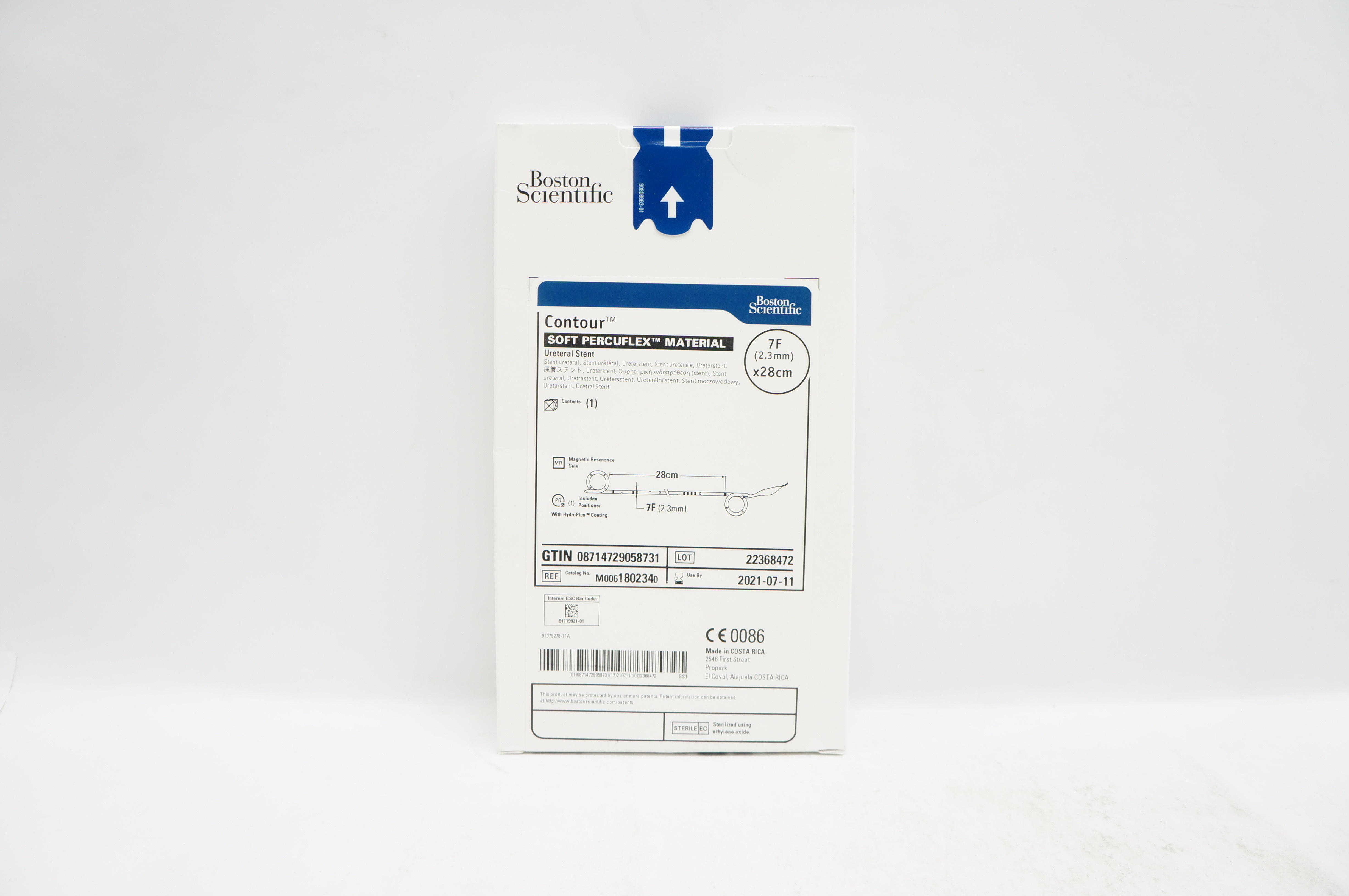 Boston Scientific 180234 Soft Percuflex Material Ureteral Stnt 7F x 28cm (x)