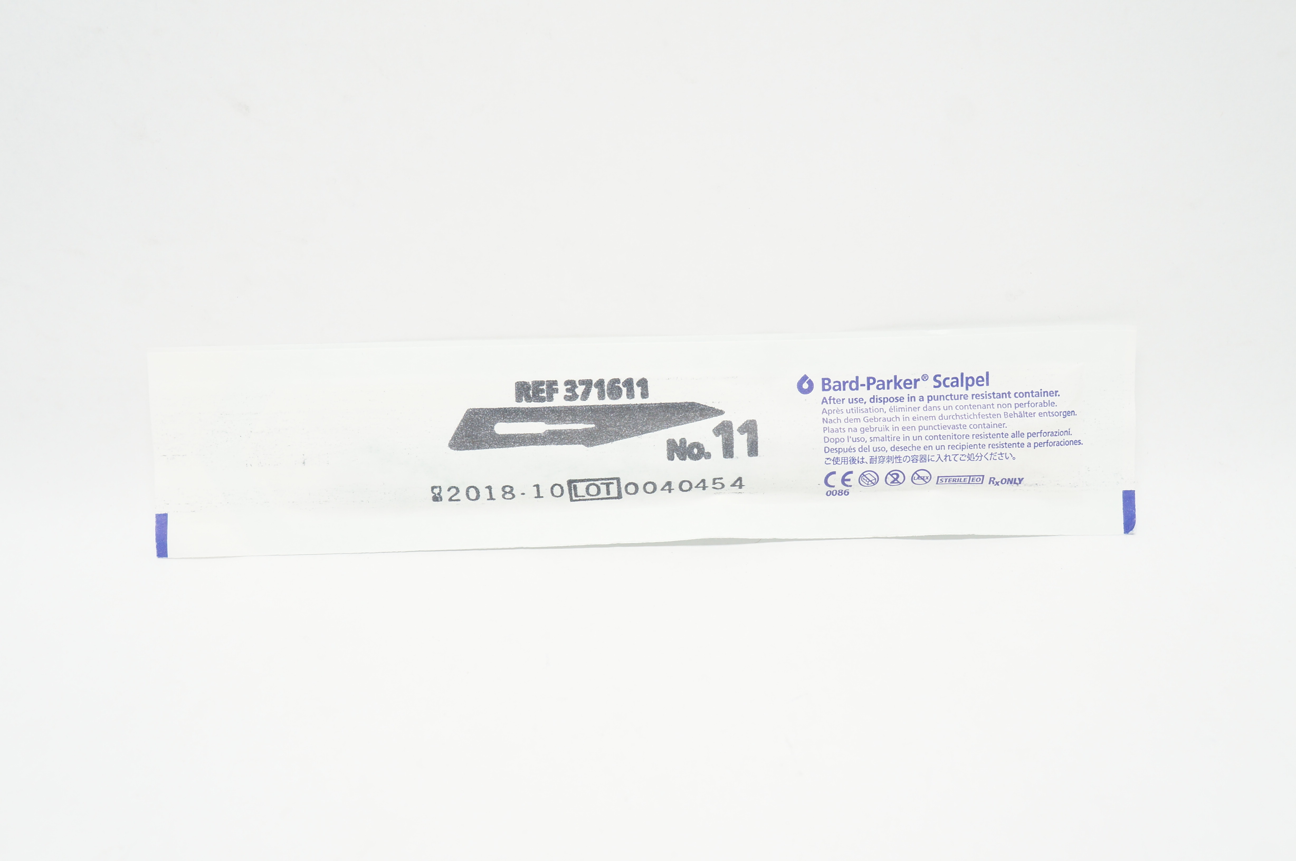 Aspen Surgical 371611 Bard-Parker Stainless Steel Surgical Blade, Scalpel 11 (x)