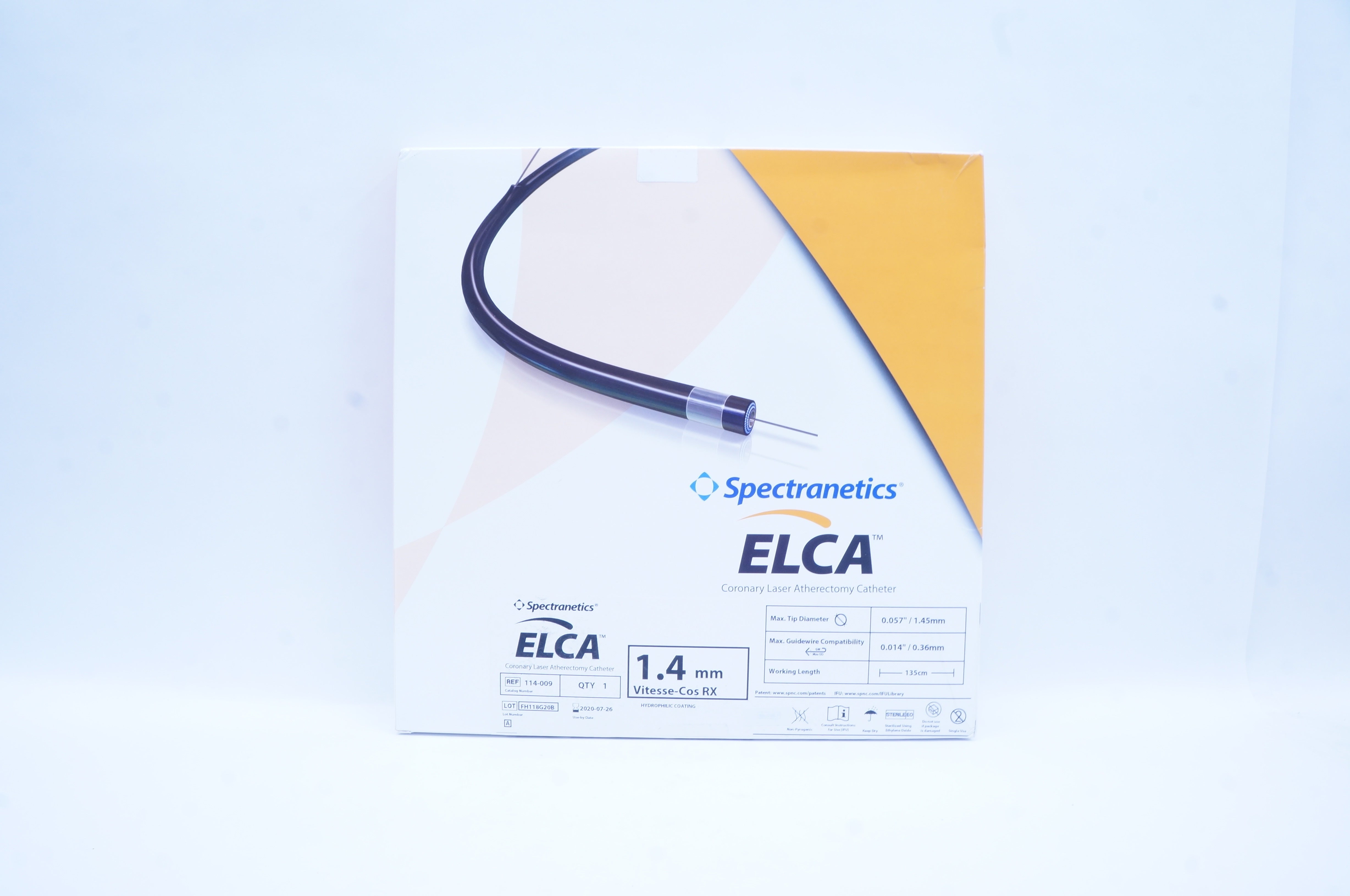 114009 ELCA Coronary Laser Atherectomy Cath. 0.057in x