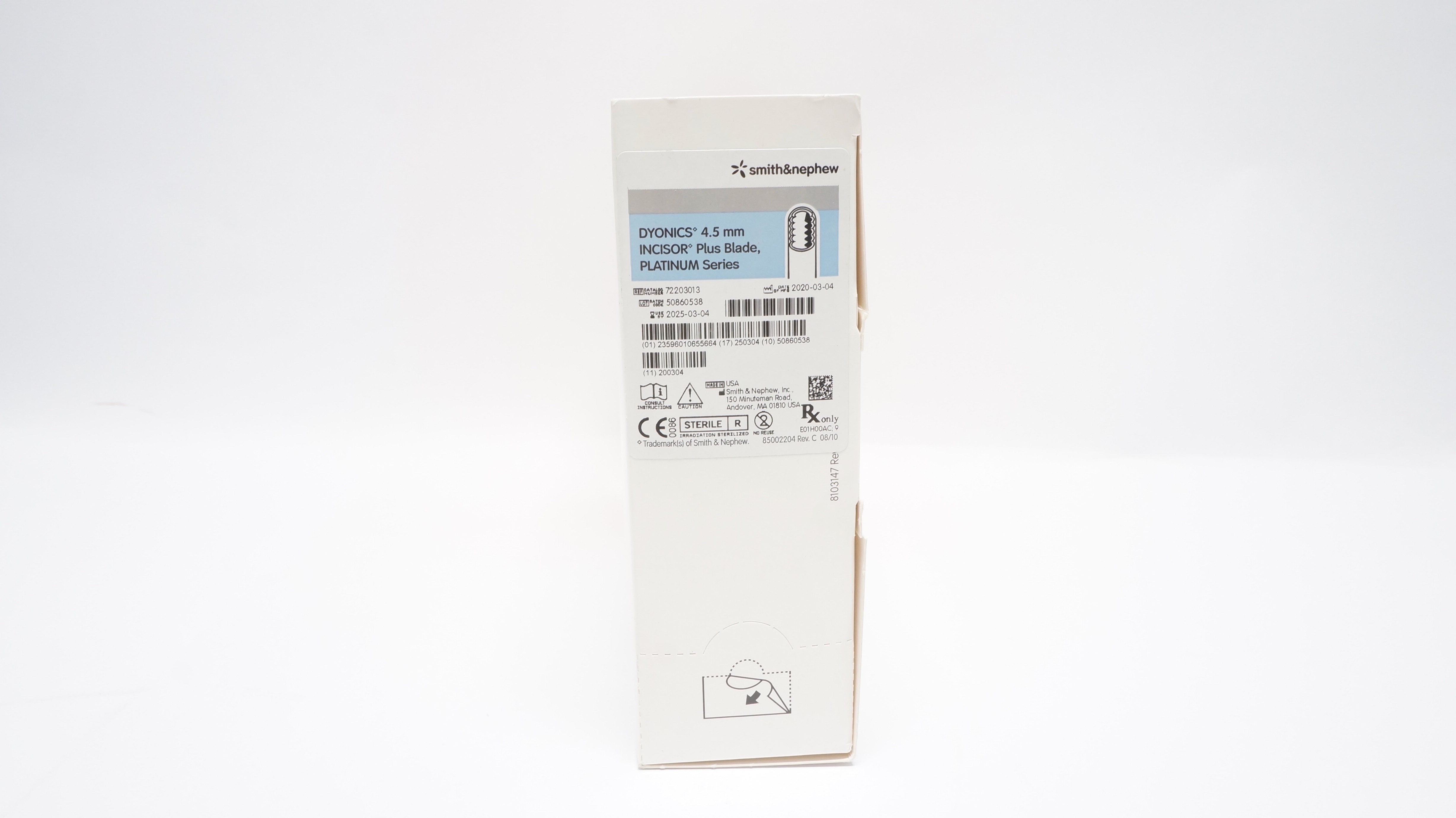 Smith&Nephew 72203013 DYONICS INCISOR Plus Blade PLATINUM Series 4.5mm(x)-Box of6