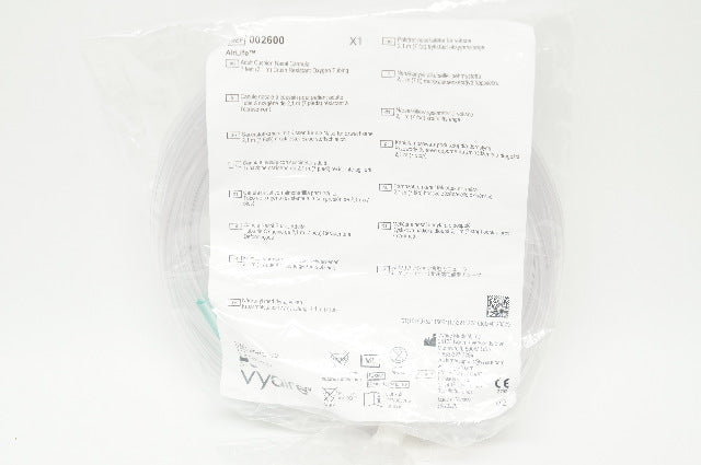 Vyaire 002600 AirLife Adult Cushion Nasal Cannula 7ft. Resistant Oxygen Tubing