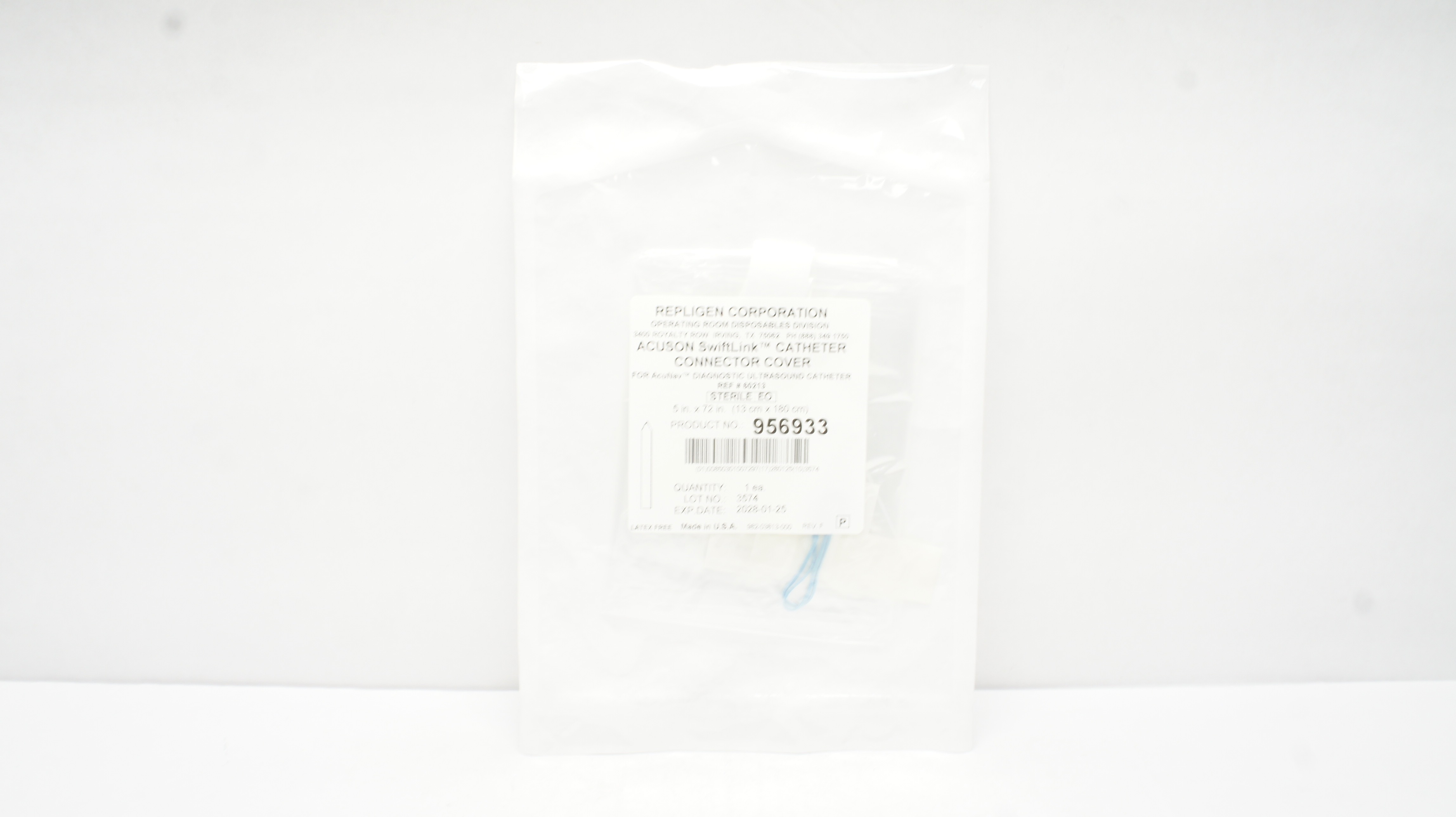 Repligen 60213 Acuson SwiftLink Cath. Connector Cover 5 x 72inch