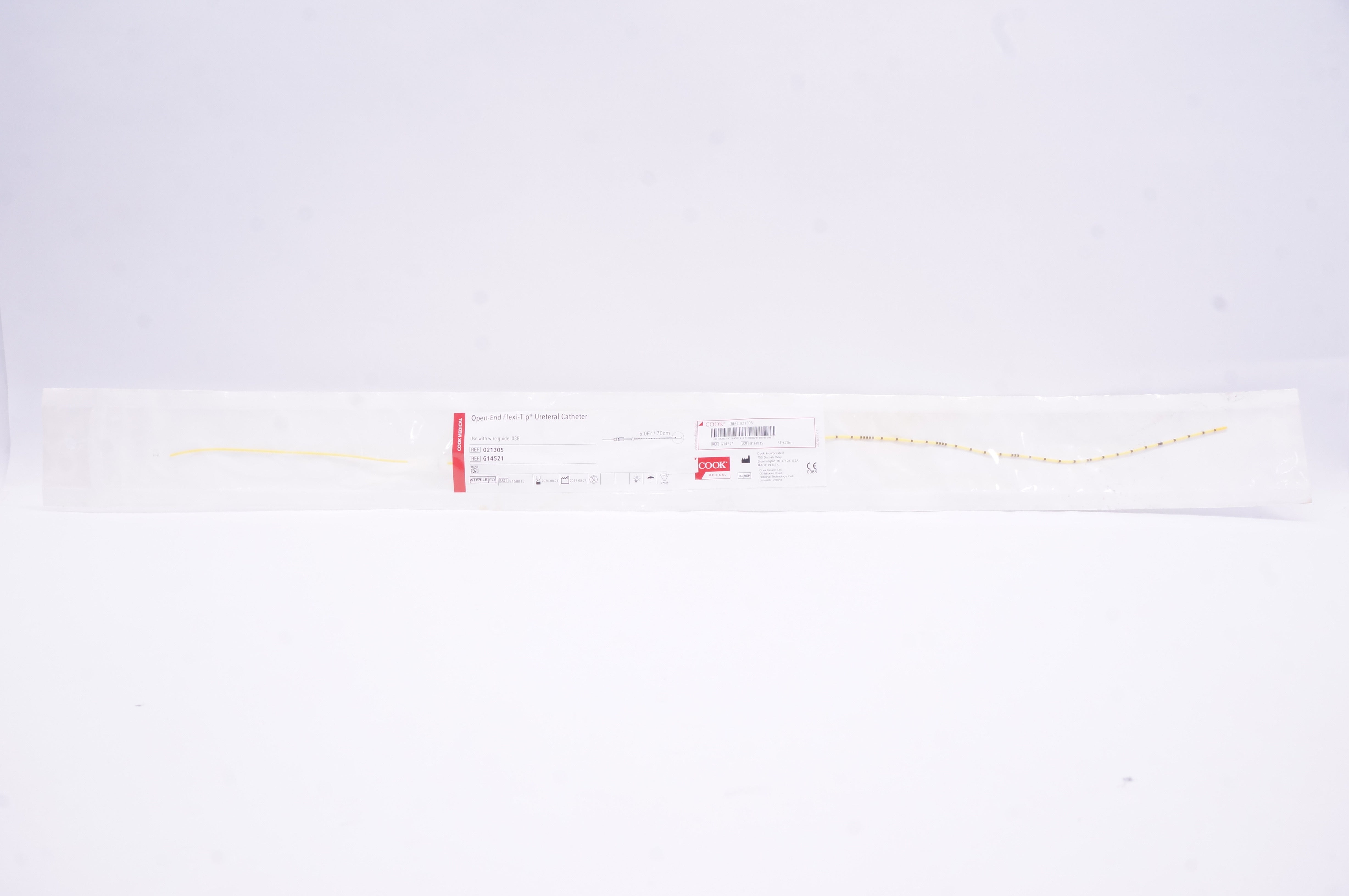 Cook Medical G14521 Open-End Flexi-Tip Ureteral Cath. 5.0Fr x 70cm(x)