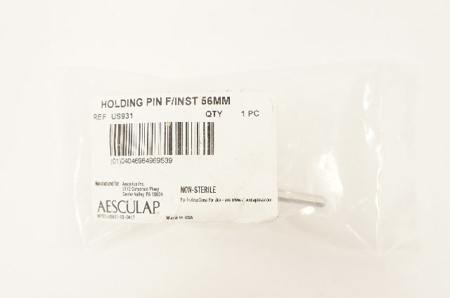 Aesculap US931 Holding Pin F/Inst 56mm