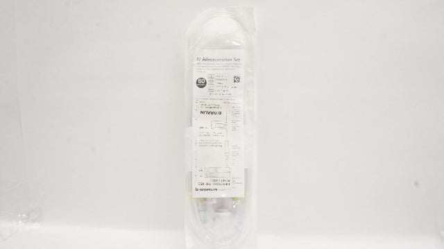 B.Braun 490367 IV Intravenous Administration Set 60 Drops/mL 147inch