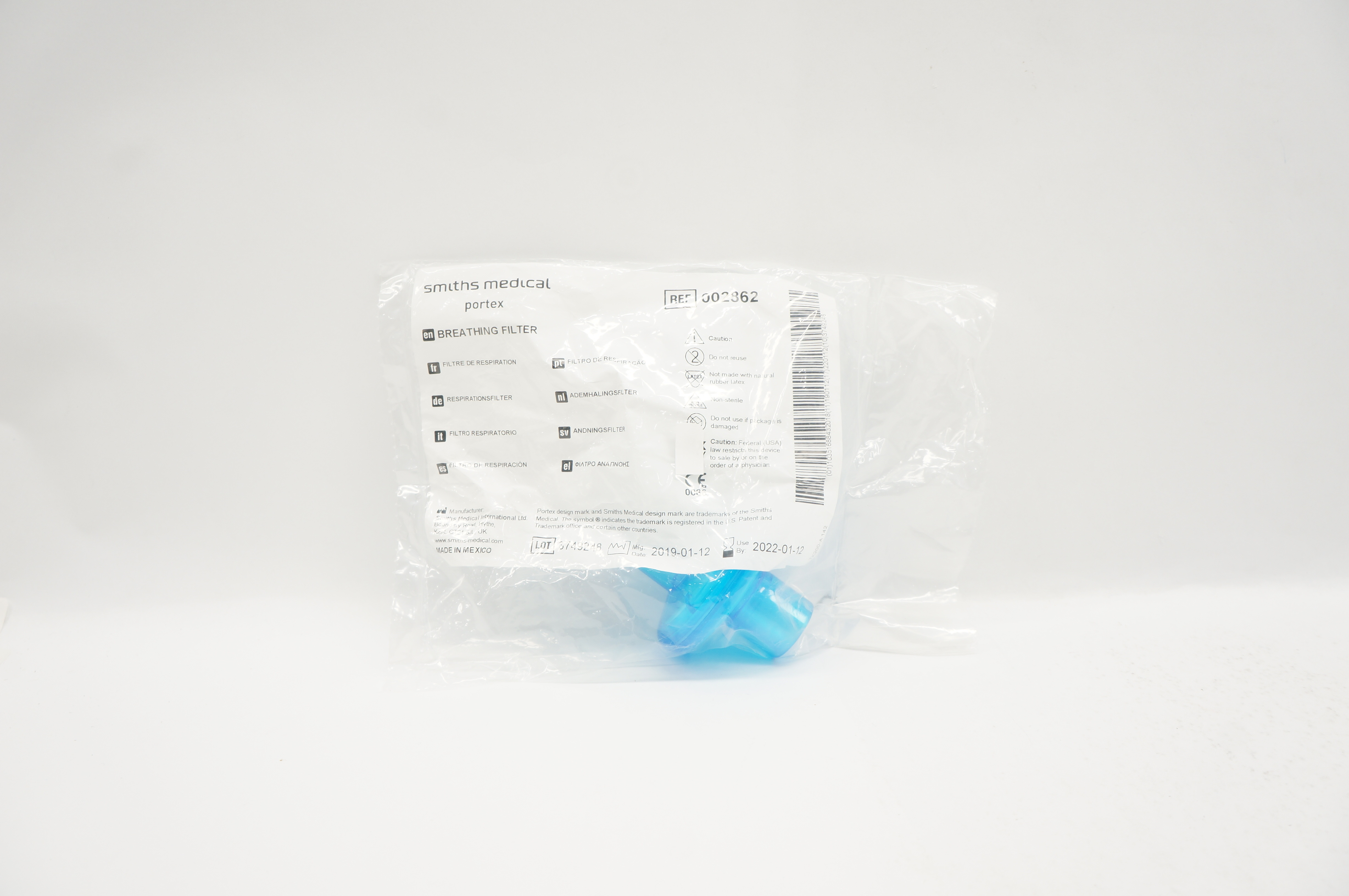 Smiths Medical 002862 Portex Breathing Filter (x)