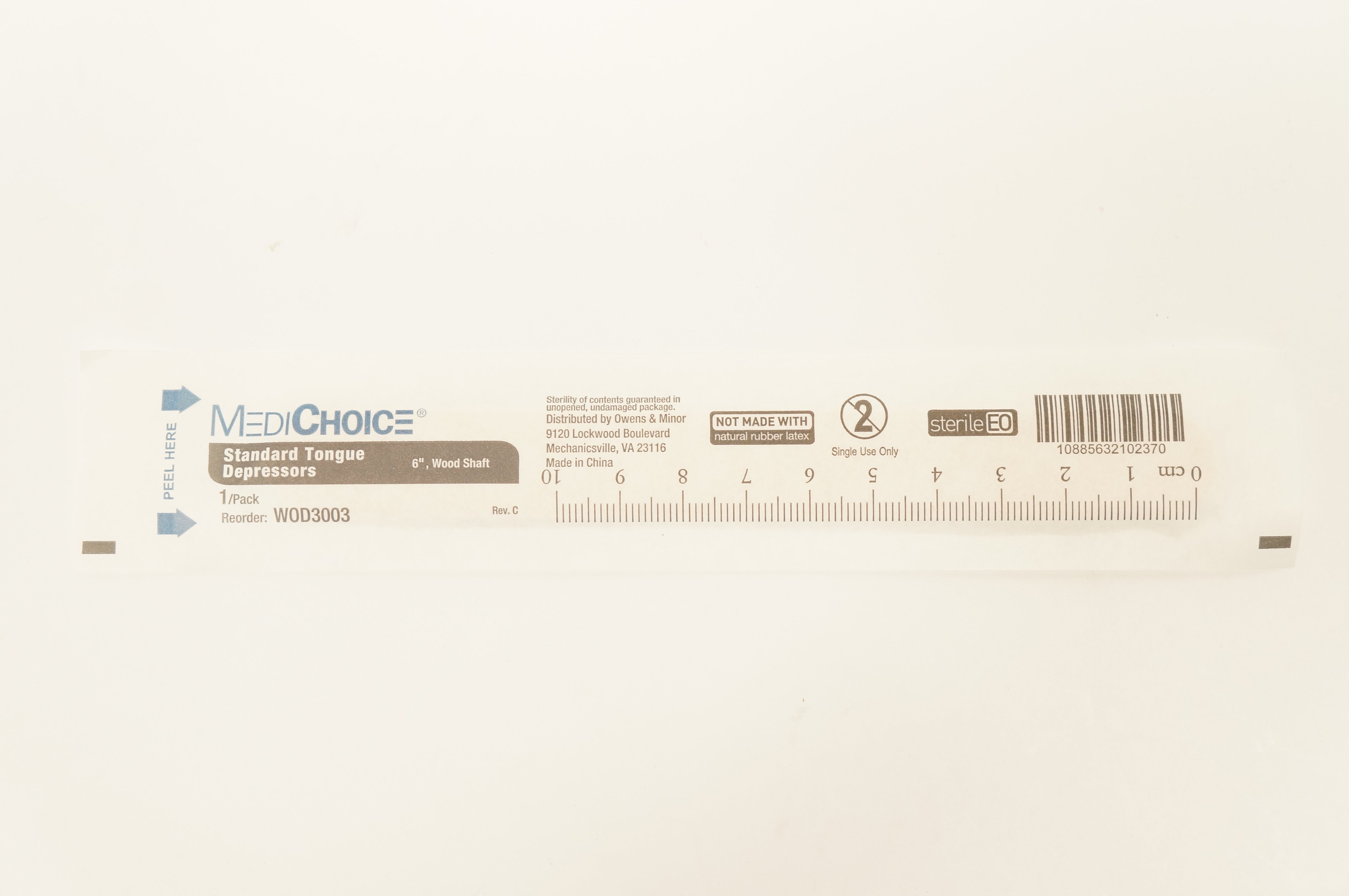 MediChoice WOD3003 Standard Tongue Depressors 6inch Wood Shaft (x)