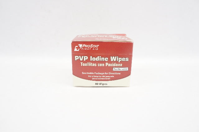 ProStat 2186 First Aid PVP Iodine Wipes (x) - Box of 40