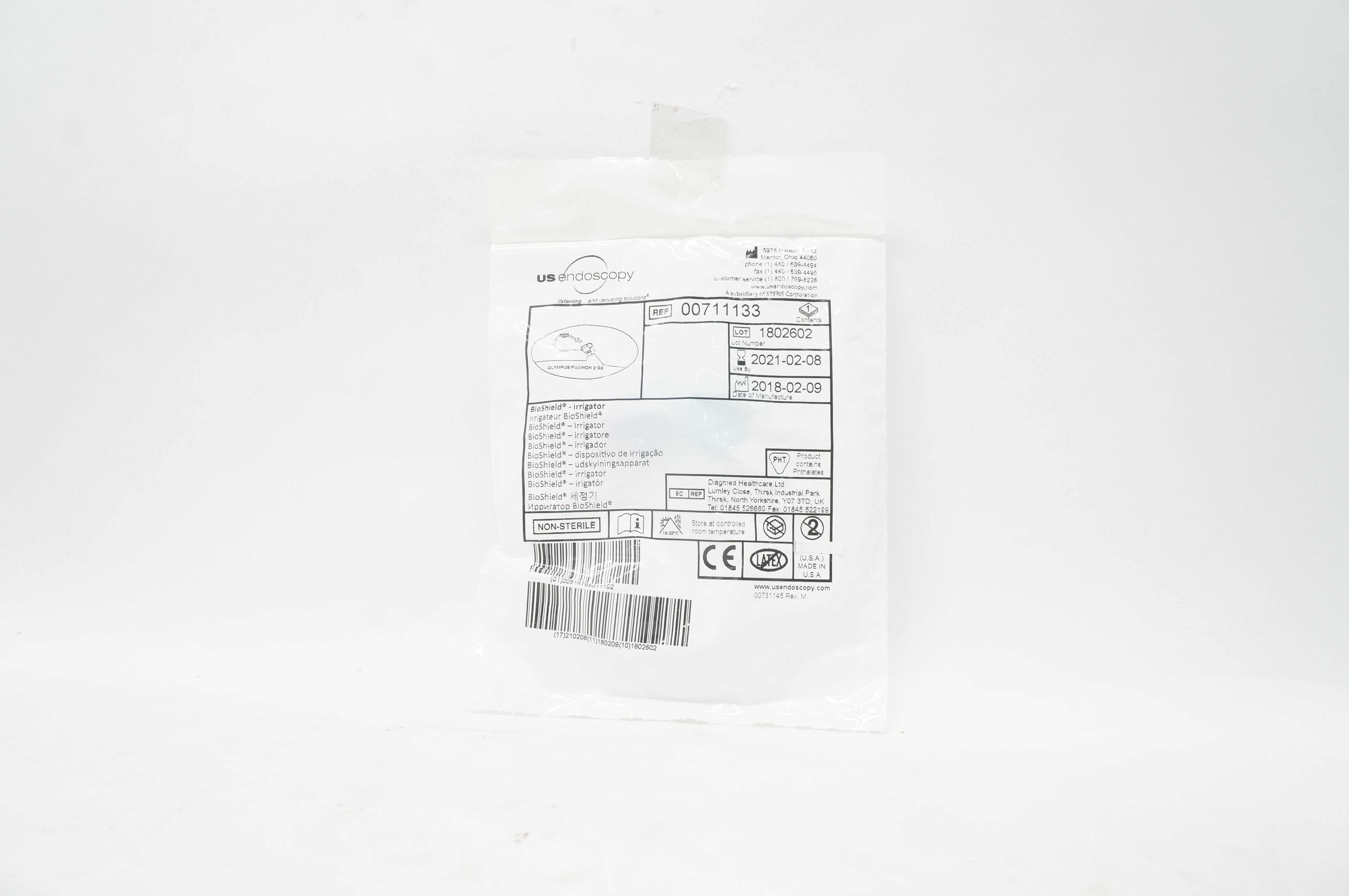 US Endoscopy 00711133 BioShield Irrigator (x)