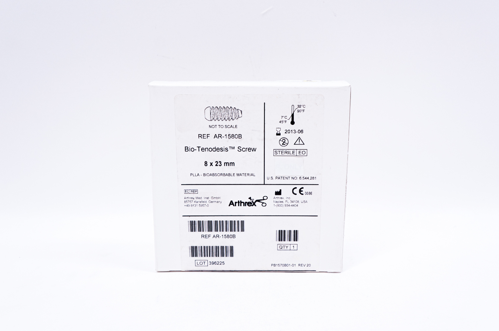 Arthrex AR-1580B Bio-Tenodesis Screw 8 x 23mm (x)
