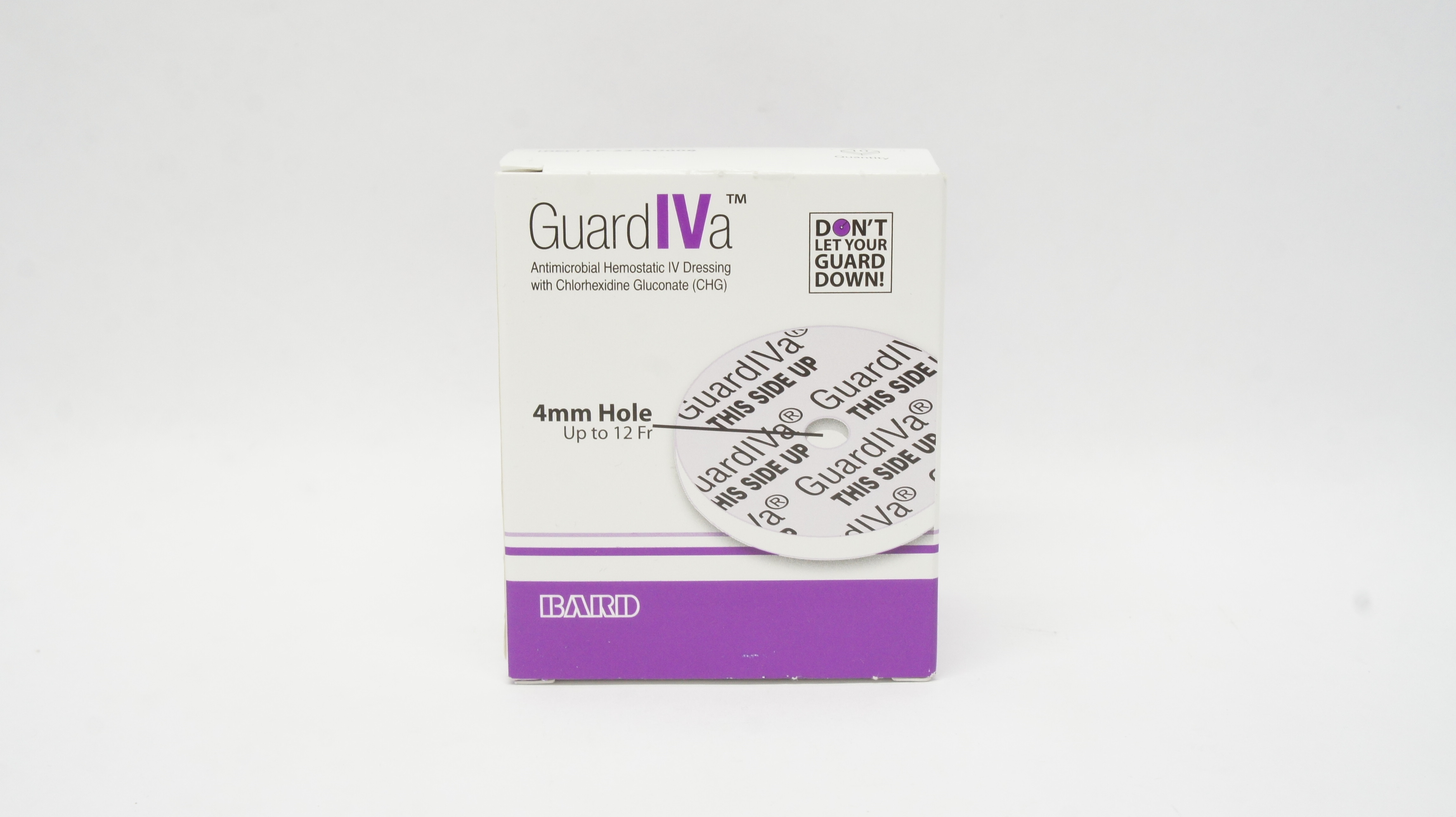 Bard FP-23-AD008 GuardIVa Hemostatic IV Dressing 1inch x 4mm - Box of 10