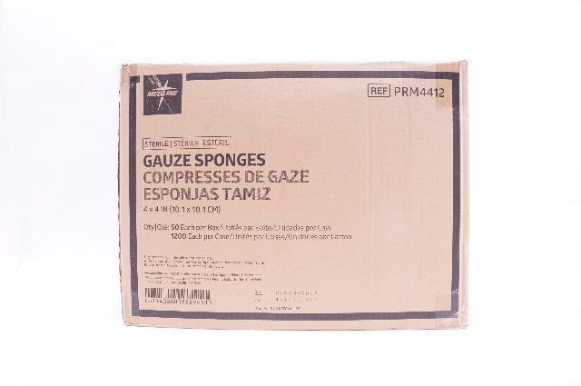 Medline PRM4412 Gauze Sponges 4 x 4 inch - Case of 1200