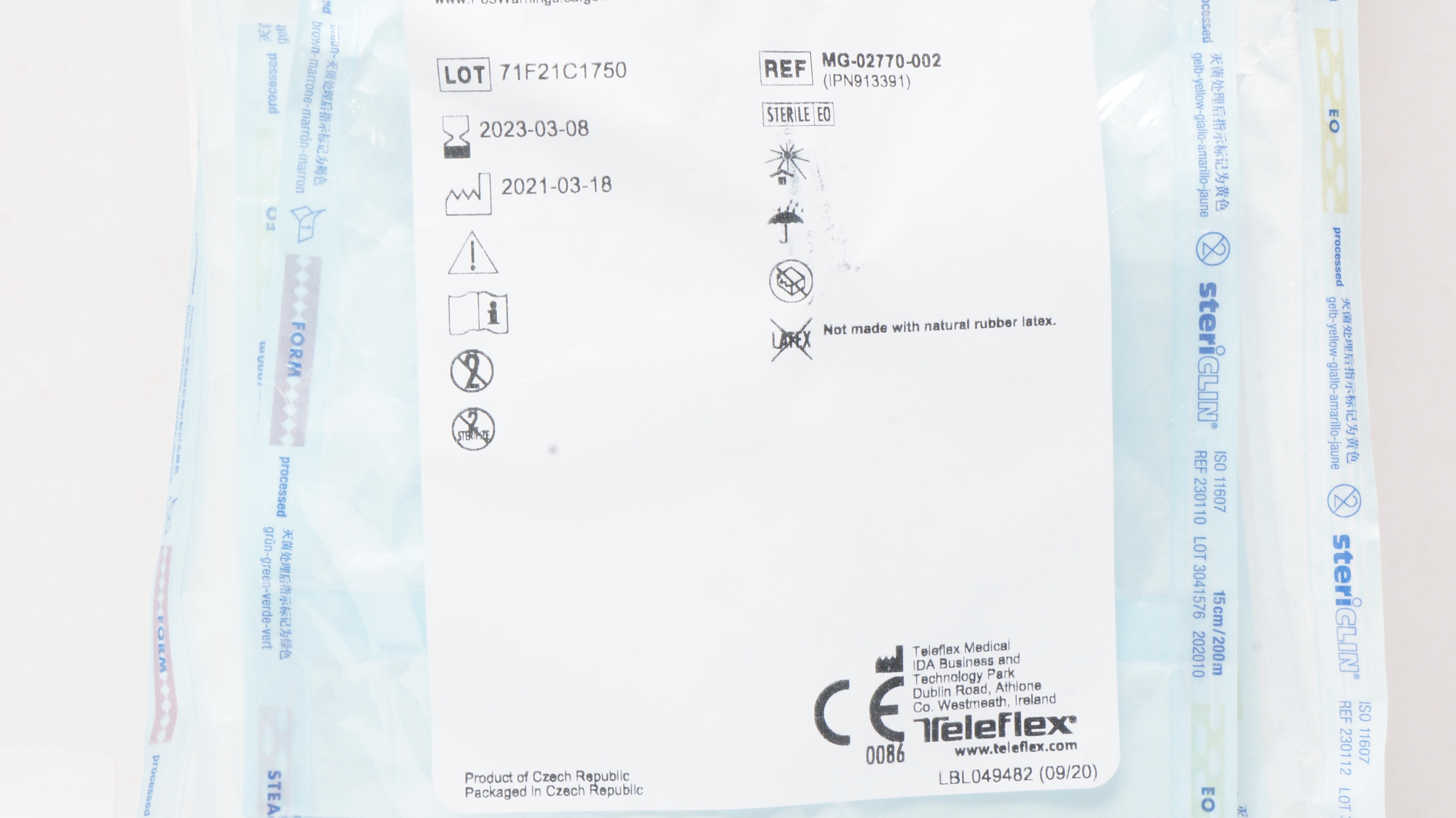 Teleflex MG-02770-002 Rusch EZ-Blocker Kit Accessory 4 Lumen 7F x