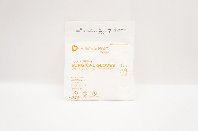 Ansell 43170 PremierPro Polyisoprene Surgical Gloves, Size 7