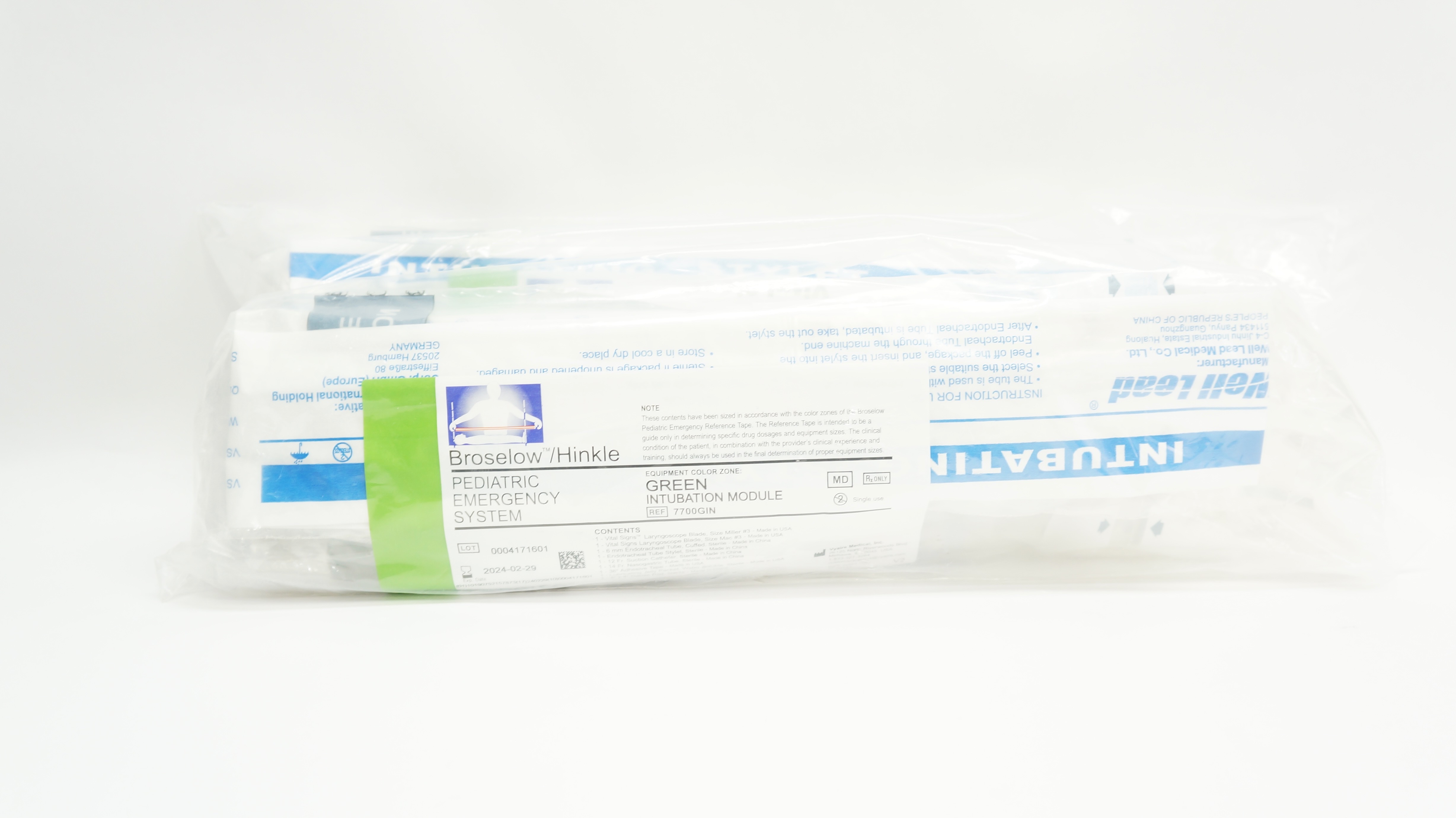 Viyare 7700GIN Broselow/Hinkle Pediatric Emergency System Intubation Module