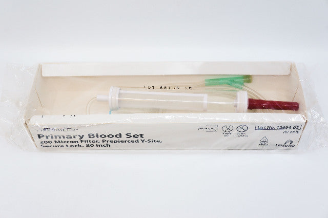 Hospira 12694-02 Primary Blood Set 200 Micron Filter, Prepierced Y-Site ...