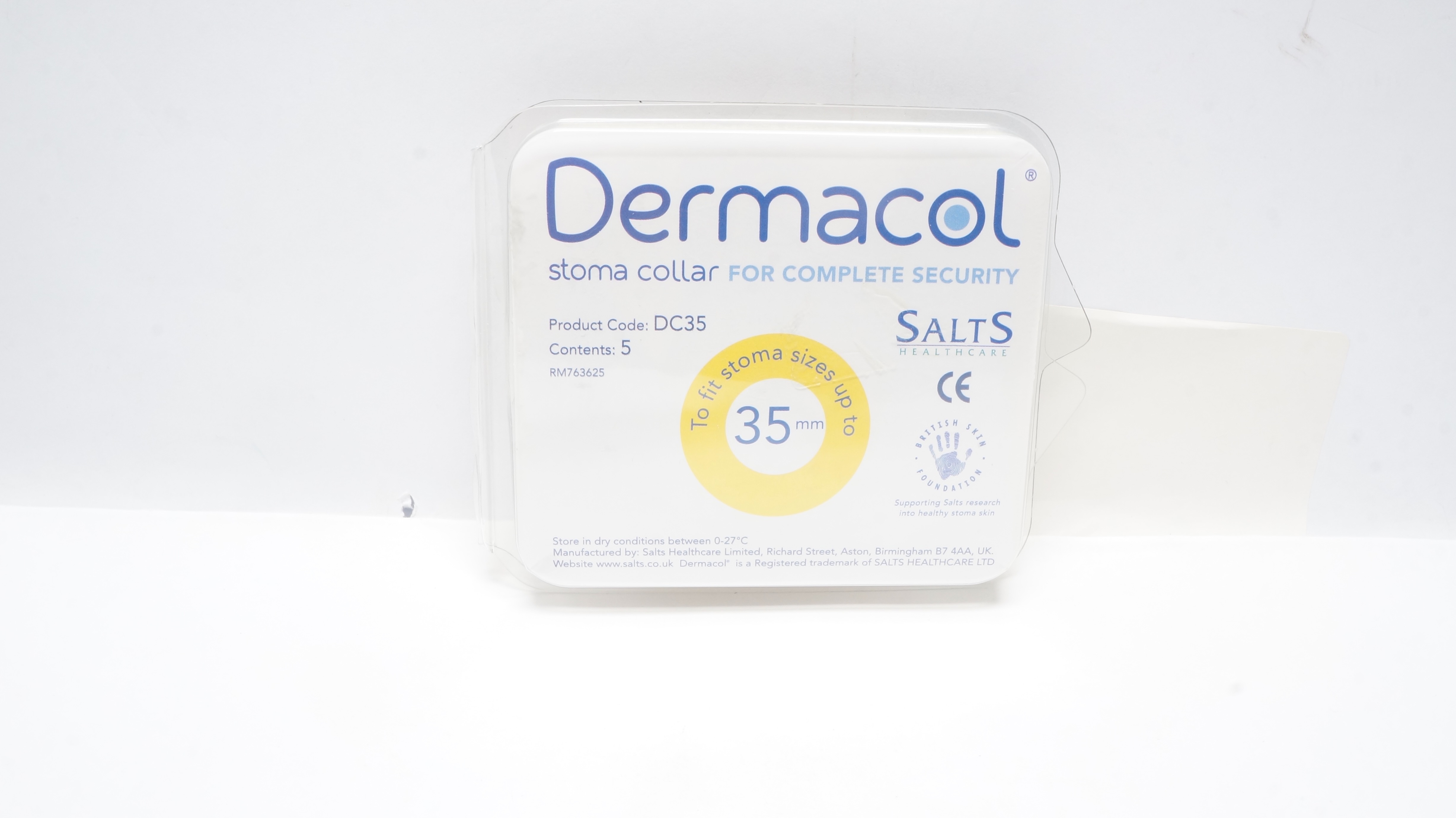 Salts Healthcare DC35 Dermacol Stoma Collar For Complete Security - Pack of 5