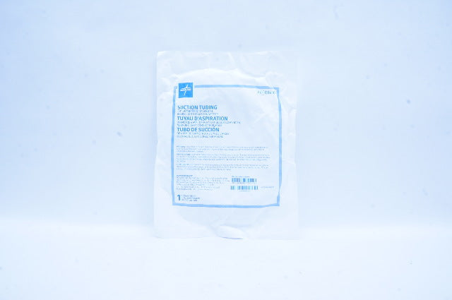 Medline OR610 Suction Tubing 1/4 inch x 10 F Ribbed,with Male Connector