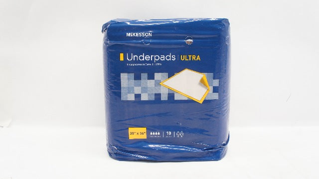 McKesson UPHV3036 Underpads Ultra 30inch x 36inch - Pack of 10