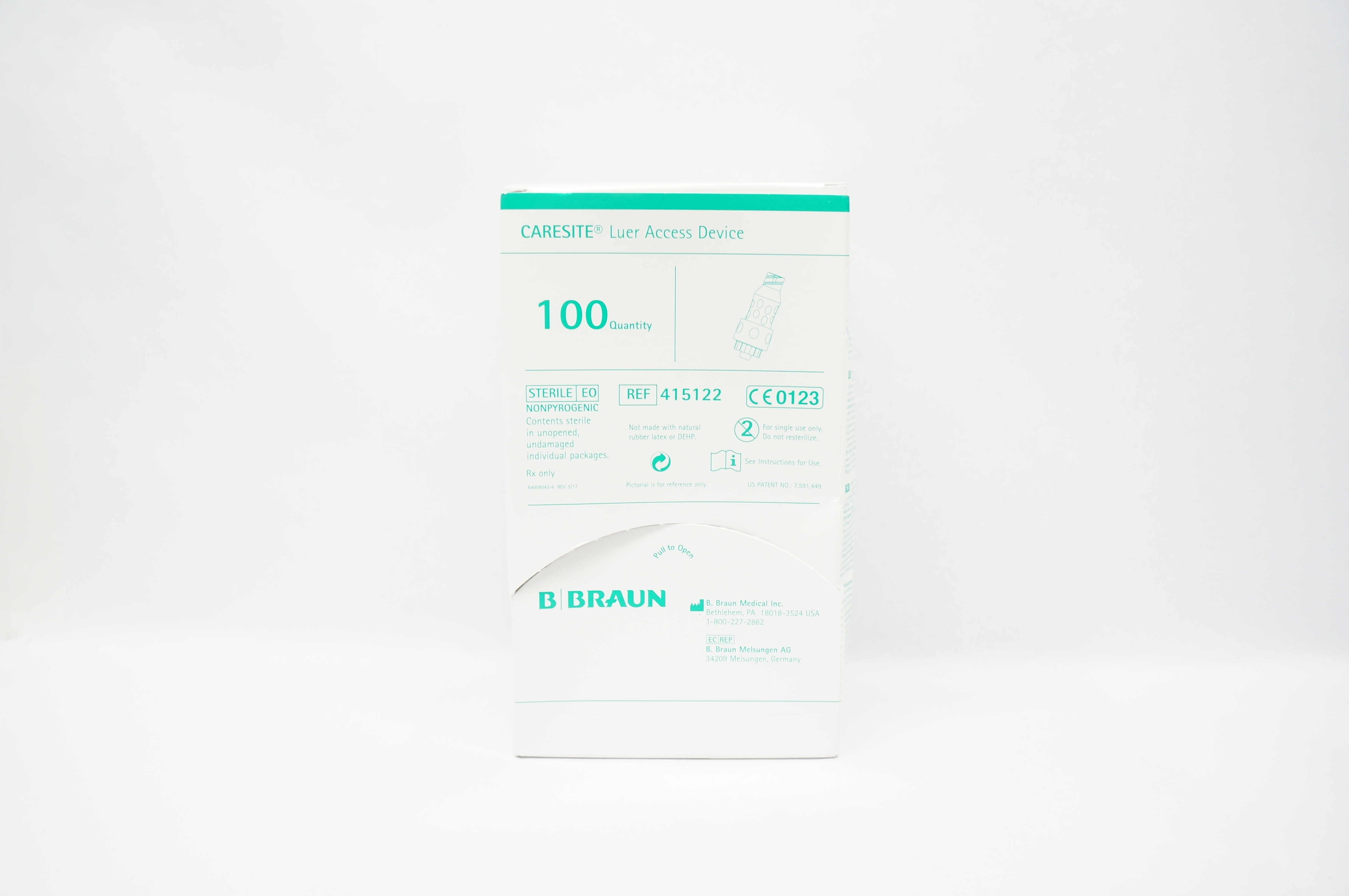 Braun 415122 Caresite Luer Access Device (x) - Box of 100