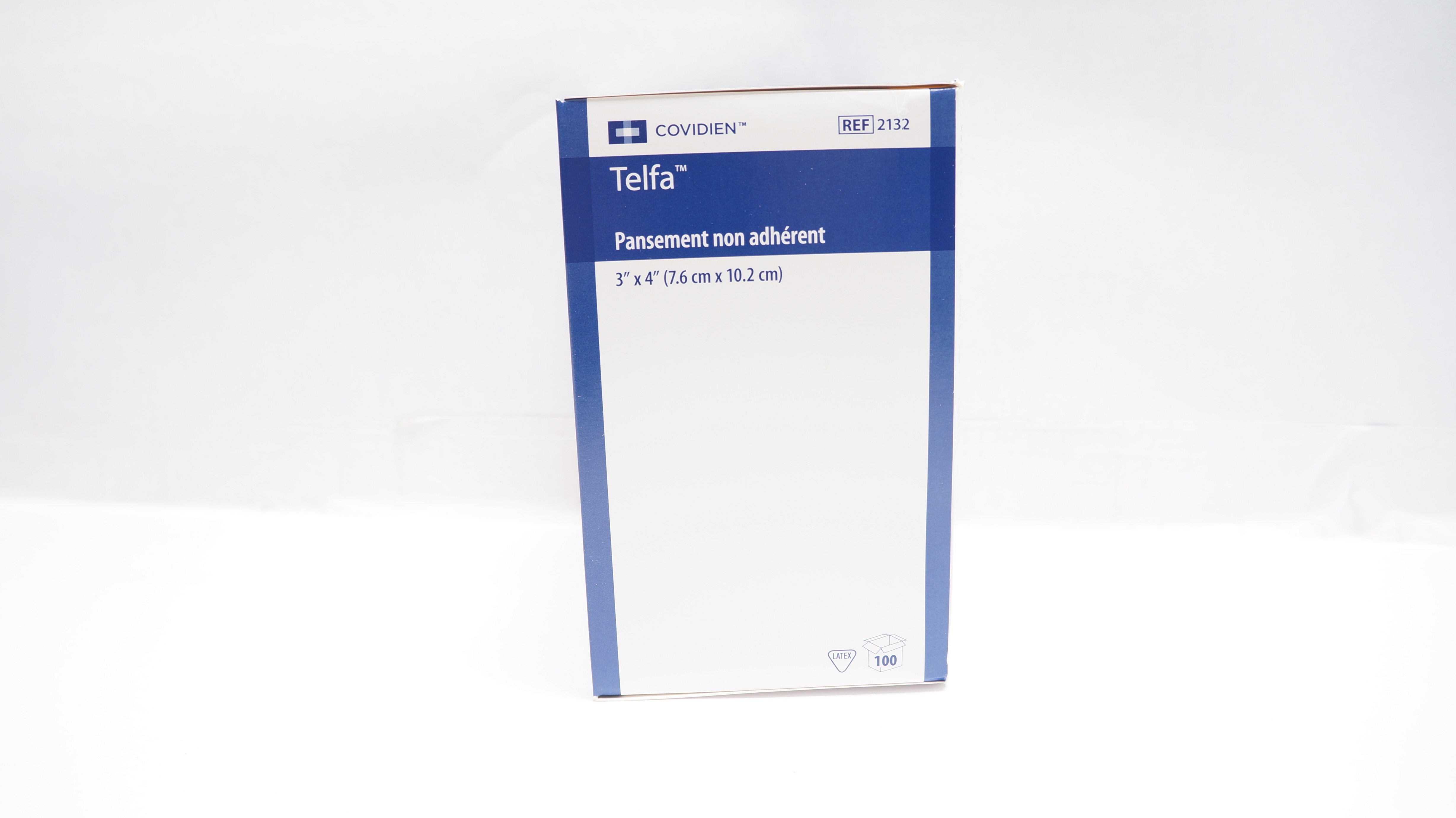 Covidien 2132 Telfa Non-Adherent Dressing 3In x 4In - Box of 100 (x)