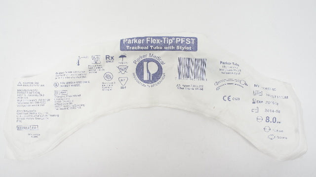 Parker Medical H-PFST-80 Parker Flex-Tip PFST Tracheal Tube W/Stylet 8.0mm (x)