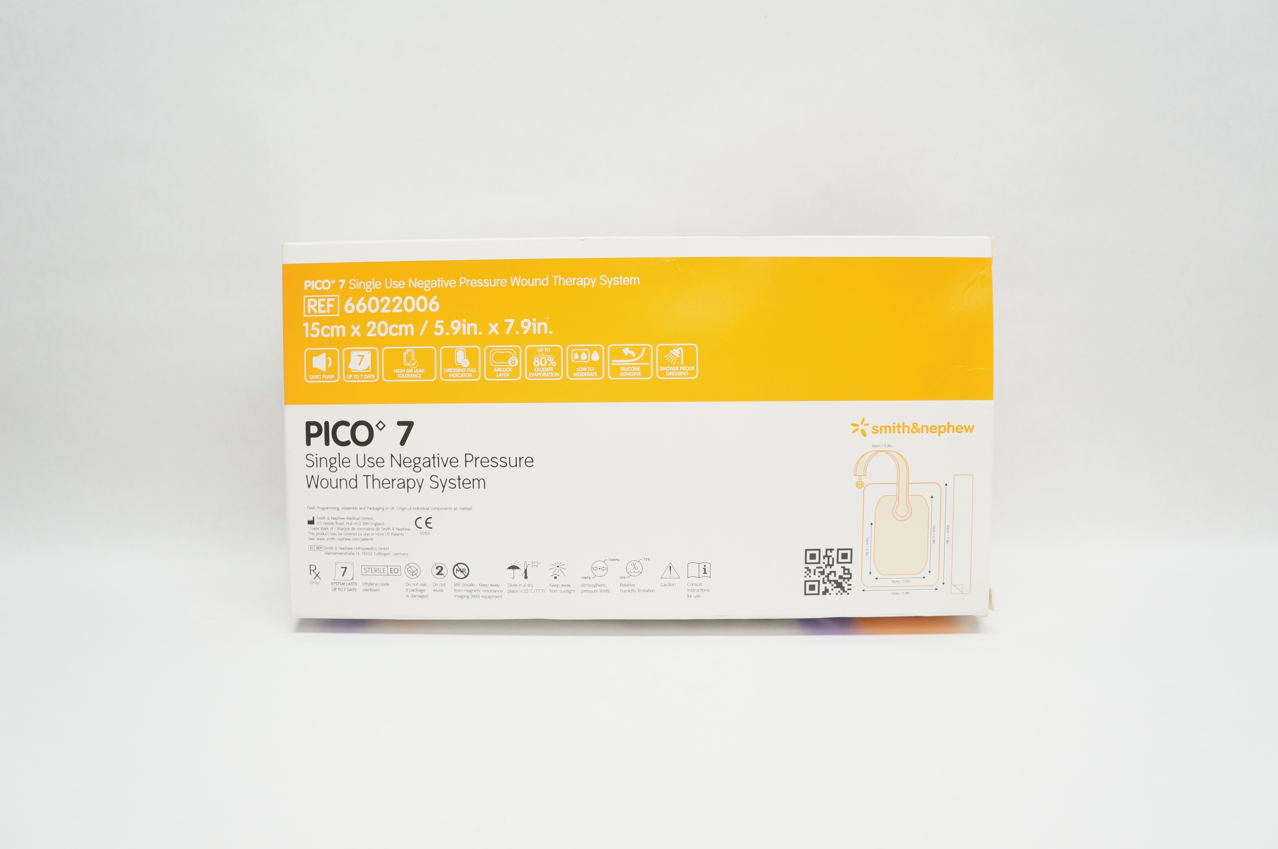 S&N 66022006 PICO 7 Negative Pressure Therapy System 5.9 x 7.9in (x) - Box of 2