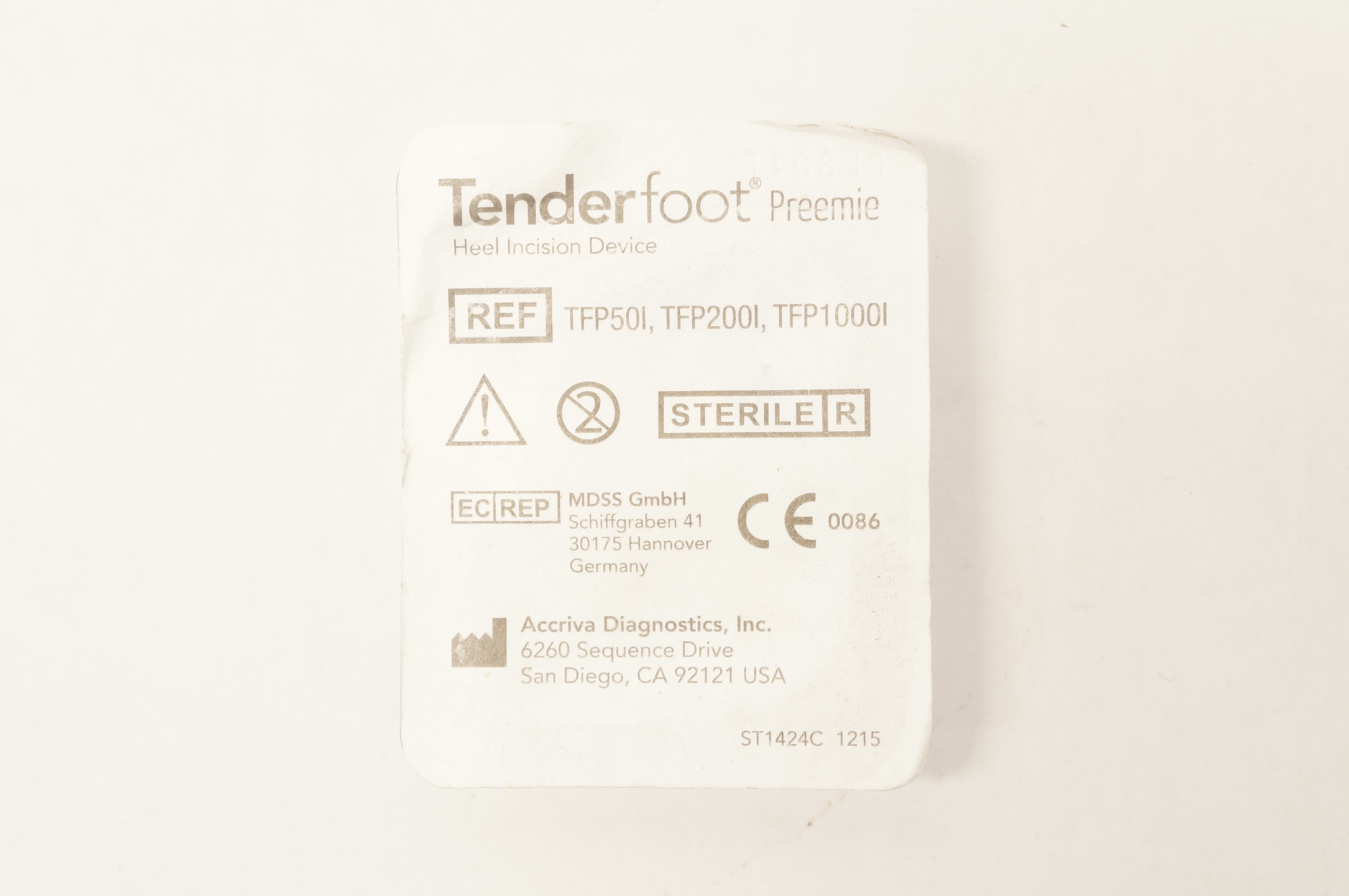 Accriva Diagnostics TFP50I Tenderfoot Preemie Heel Incision Device