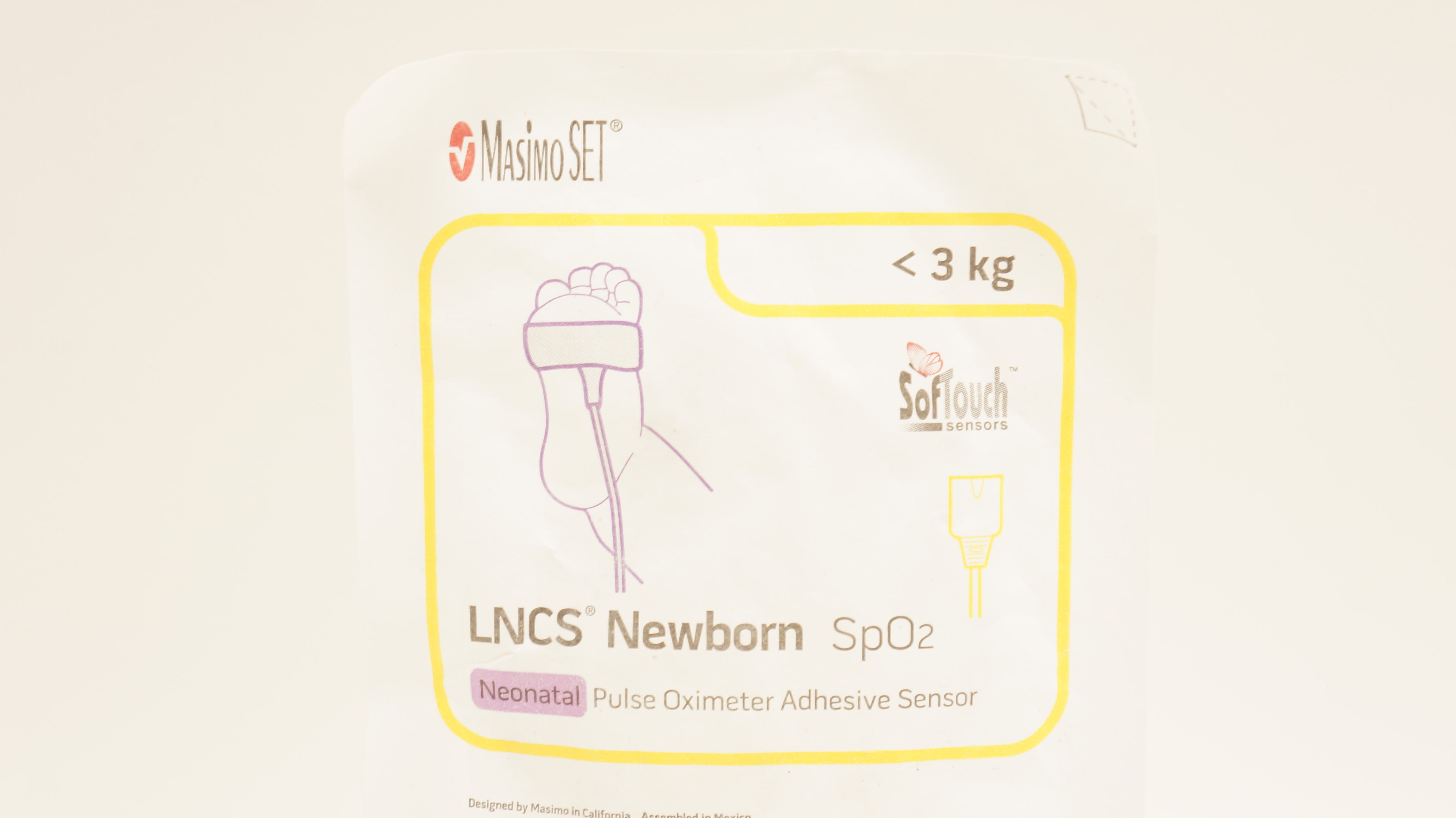 Masimo 2412 LNCS Newborn SpO2 Pulse Oximeter Adhesive Sensor