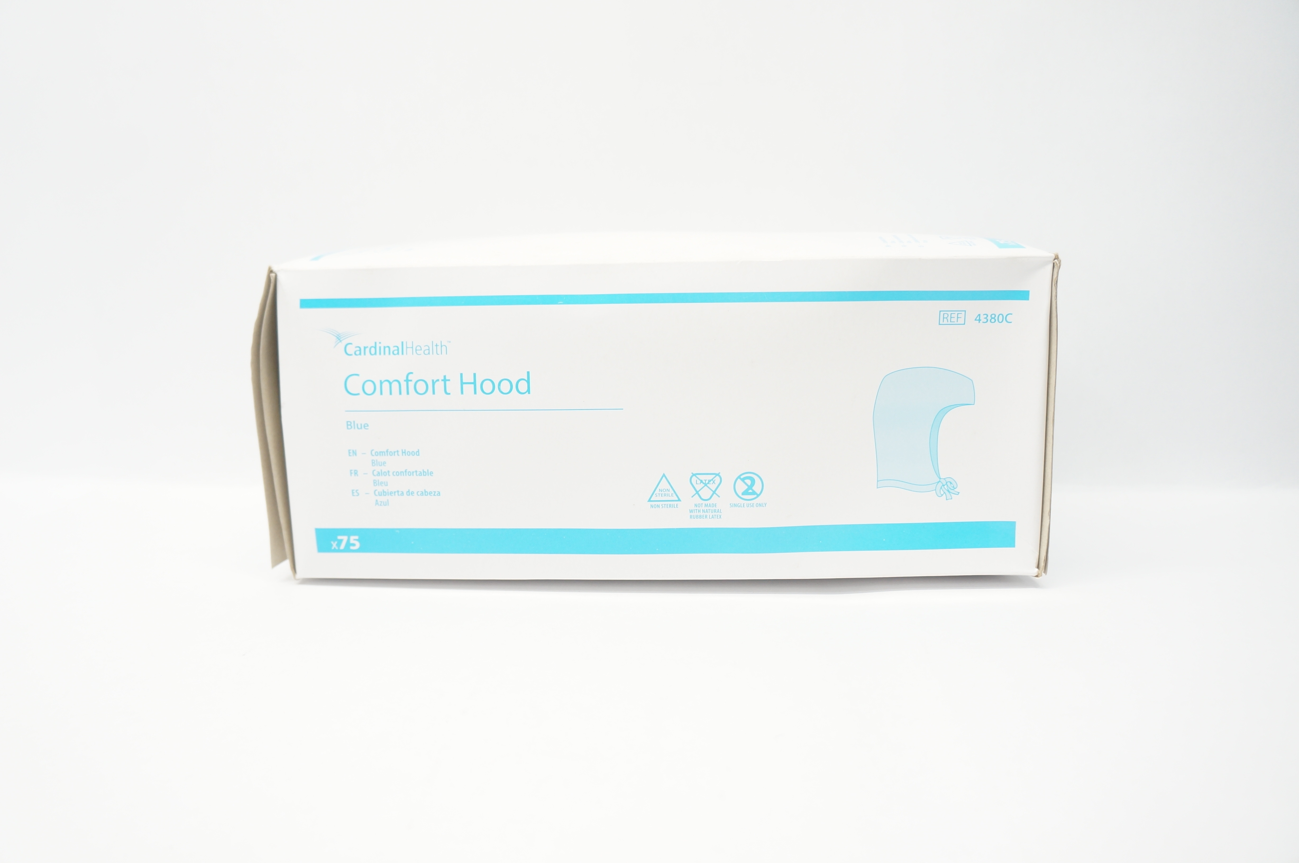 Cardinal Health 4380C Blue Comfort Hood - Box of 75