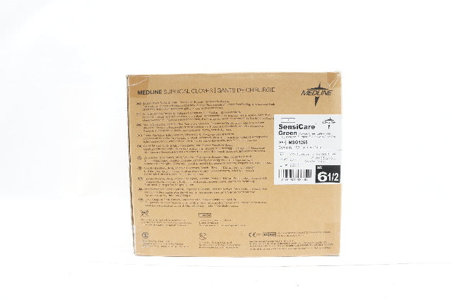 Medline MSG1265 Sensicare Green Size 6-1/2 - Case of 100 (x)