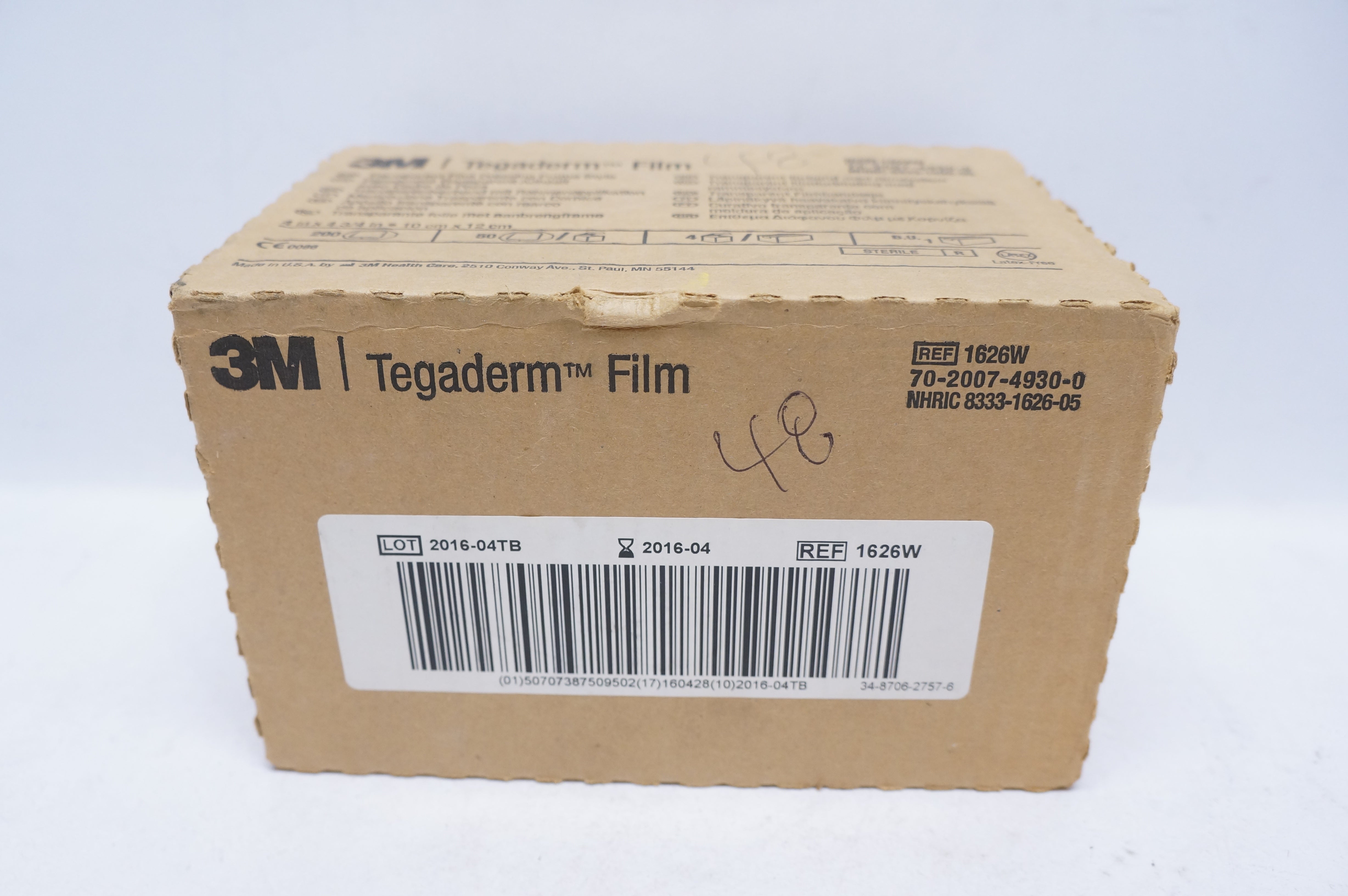 3M 1626W Tegaderm Film Transparent Dressing Frame Style (x) - Case of 200