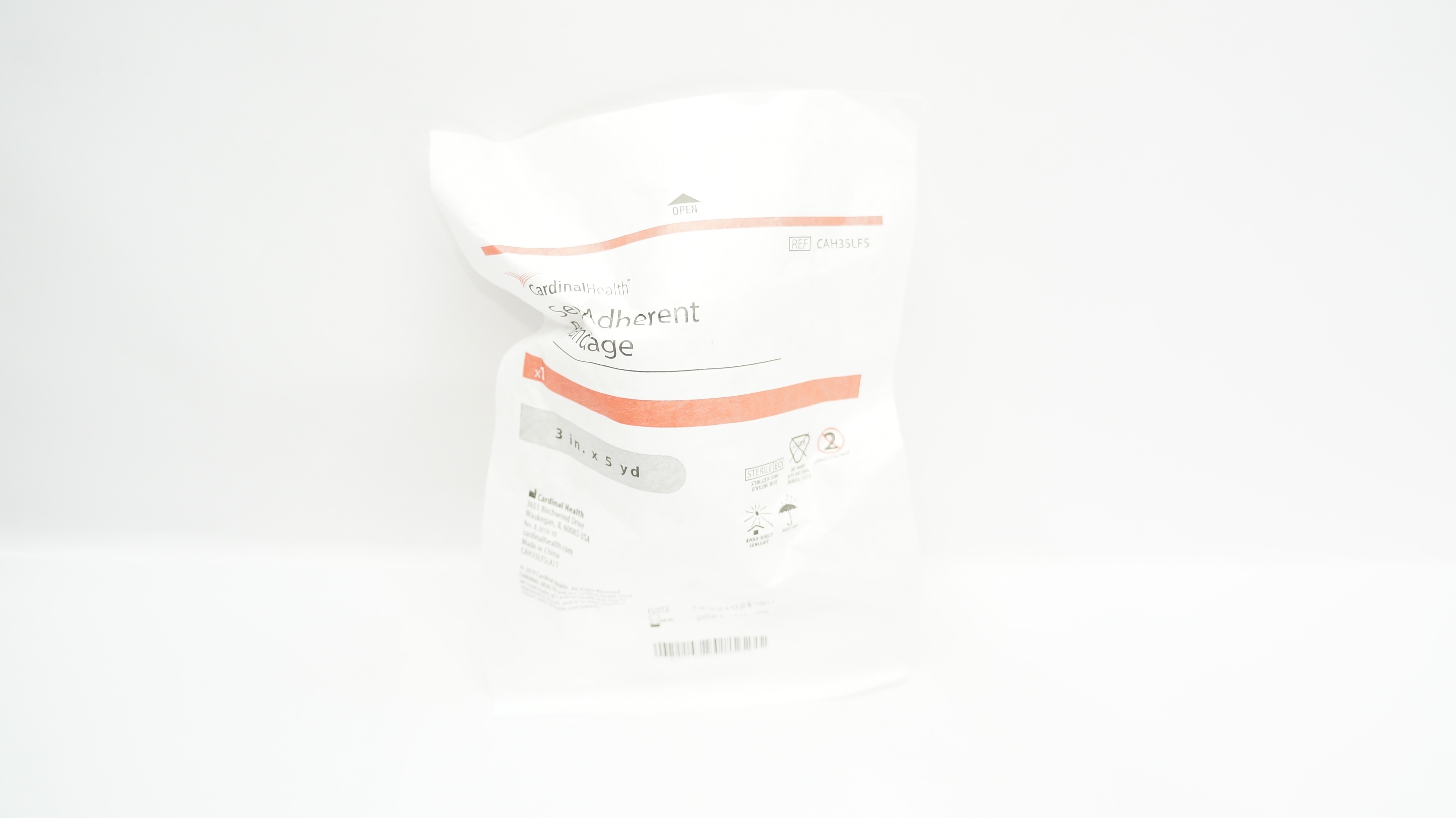 Cardinal Health CAH35LFS Self-Adherent Bandage 3inch x 5yd