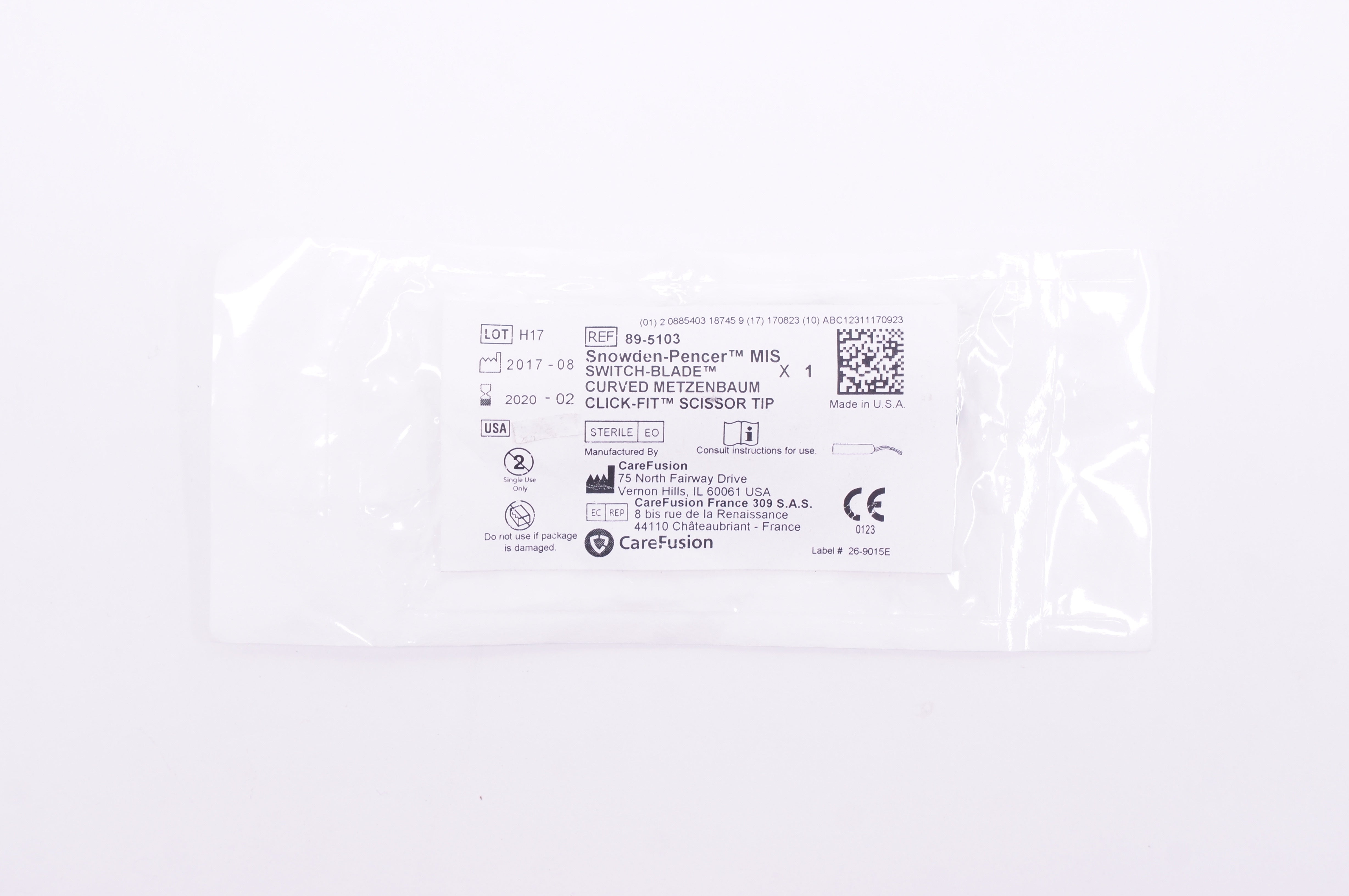 Care Fusion 89-5103 Snowden-Pencer MIS Switch-Blade (x)