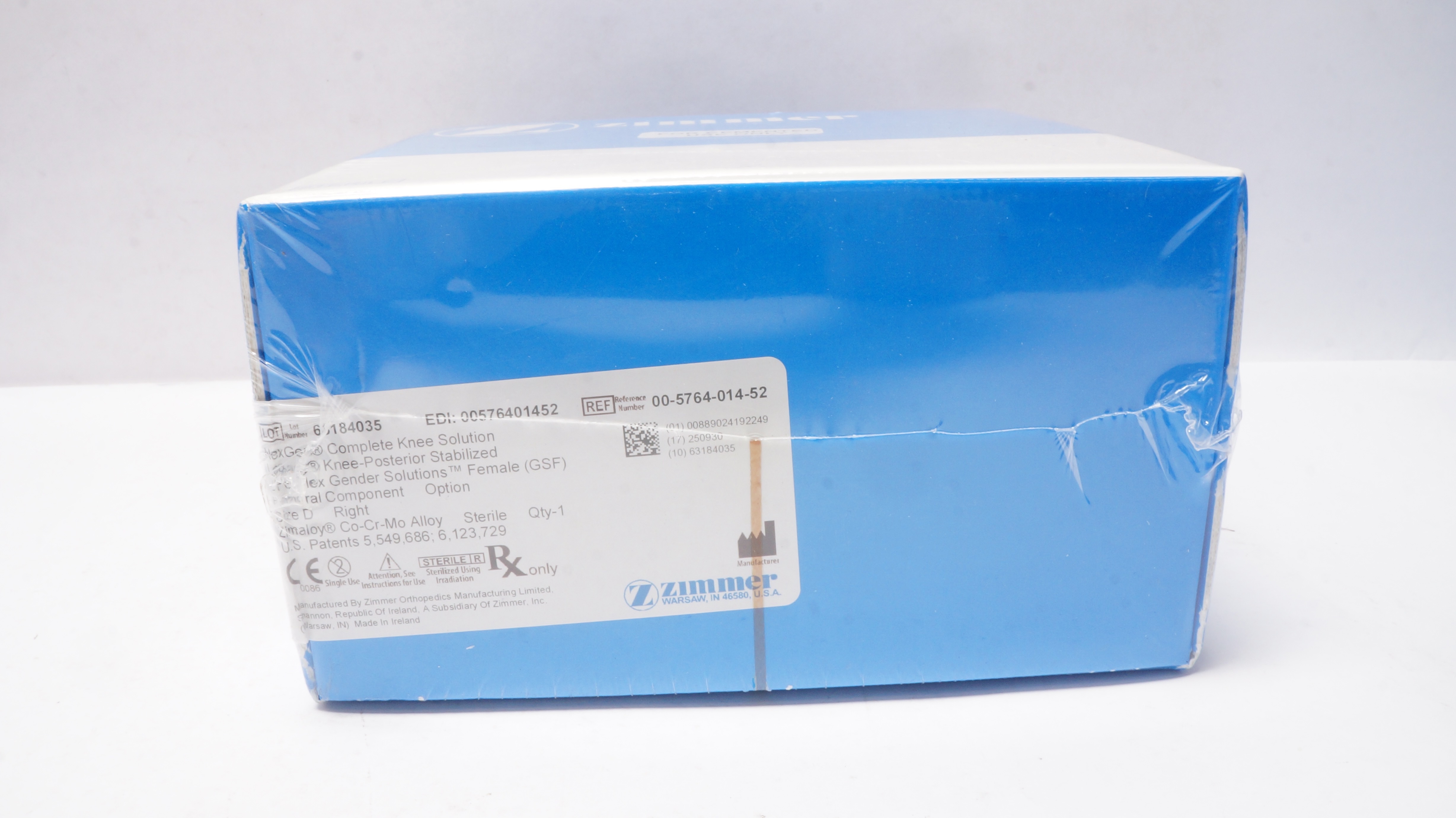 Zimmer 00-5764-014-52 NexGen Complete Knee Solution Femoral