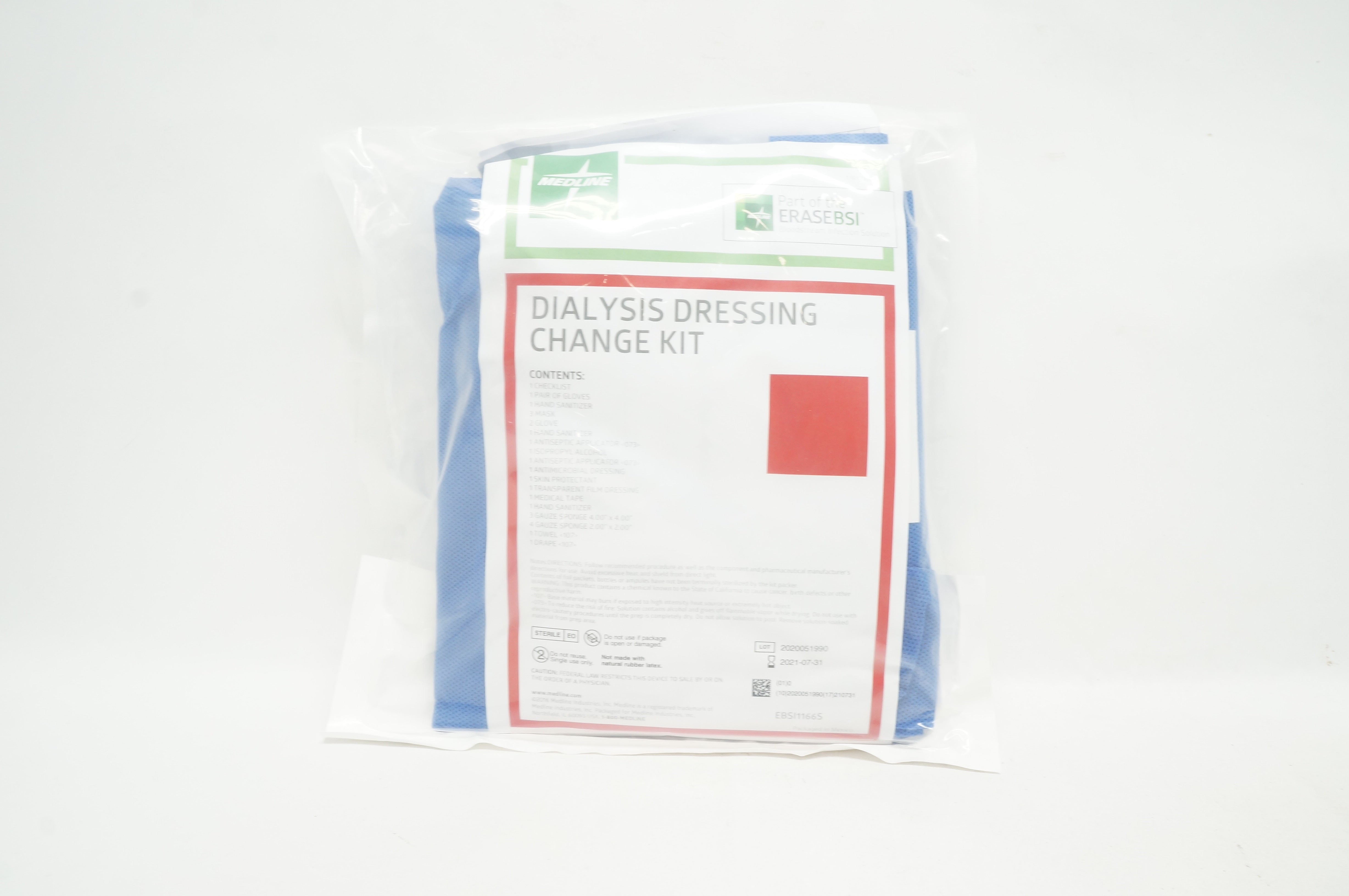 Medline EBSI1166S Dialysis Dressing Change Kit