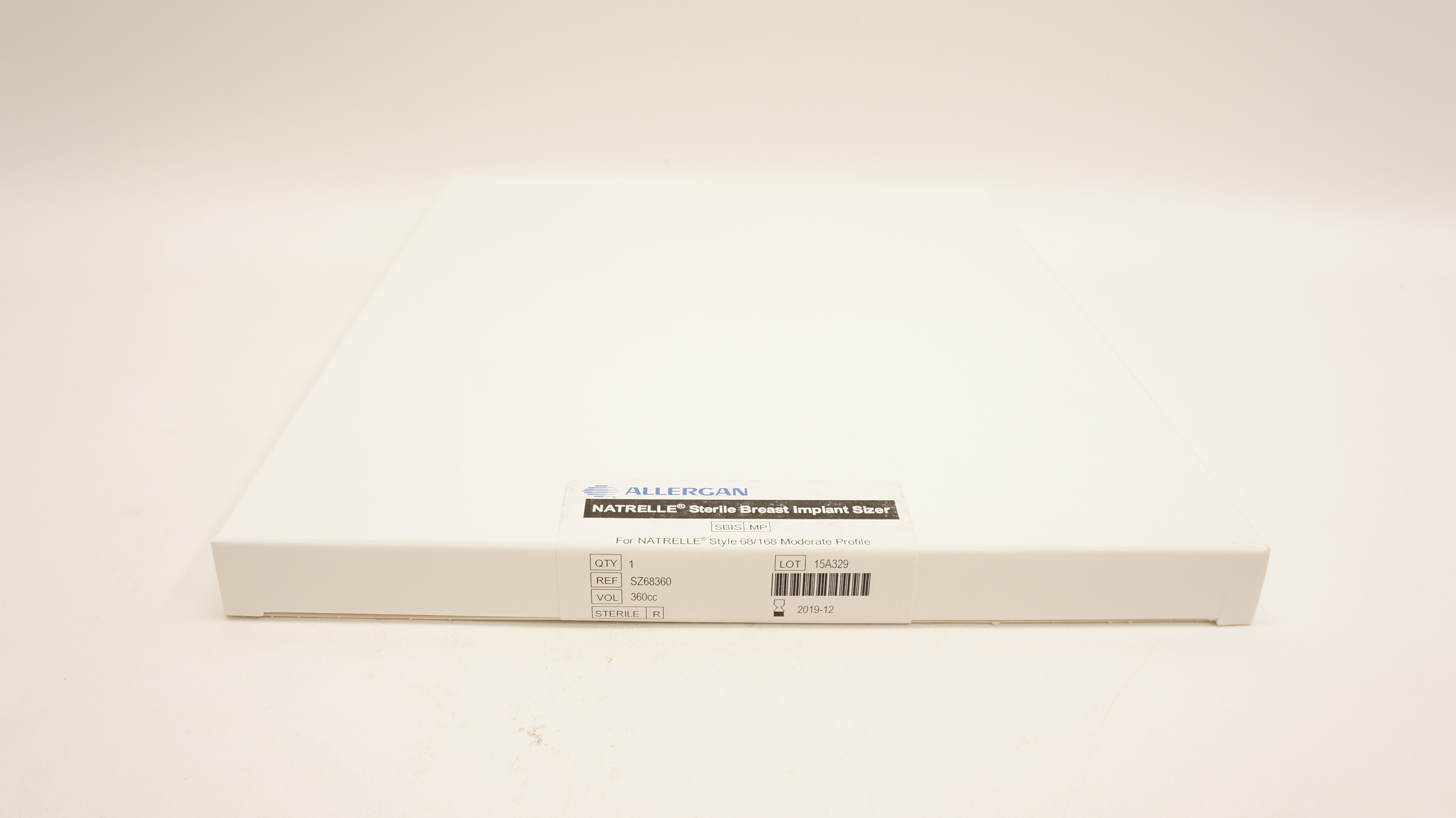 Allergan SZ68360 Natrelle Sterile Breast Implant Sizer 360cc (x)