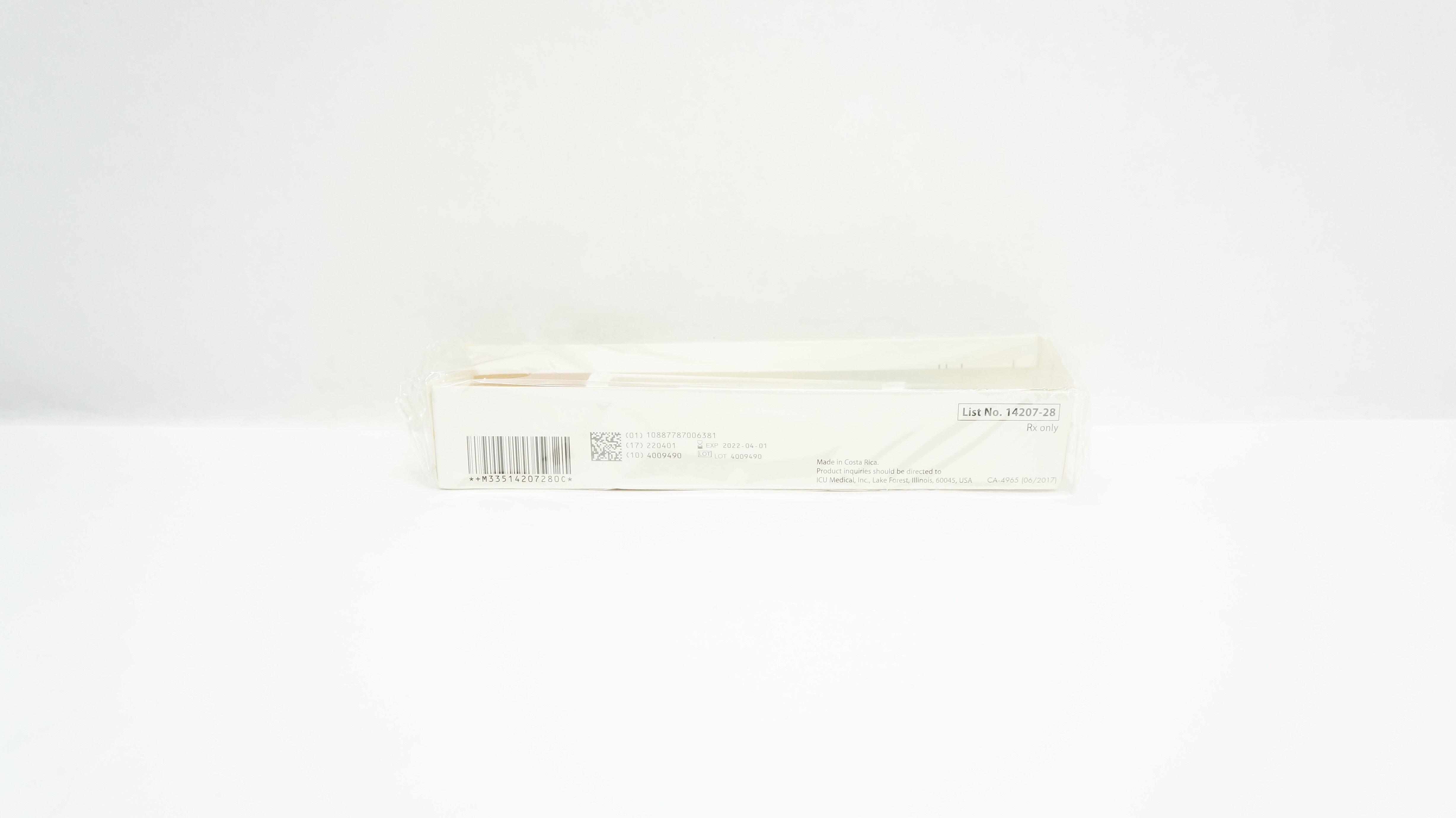 ICU Medical 14207-28 Primary Blood Set w/200 Micron Filter Secure Lock 105inch(x)