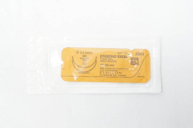 Ethicon X844 0 ETHIBOND EXCEL MH 36mm 1/2c Taper 36inch (x)