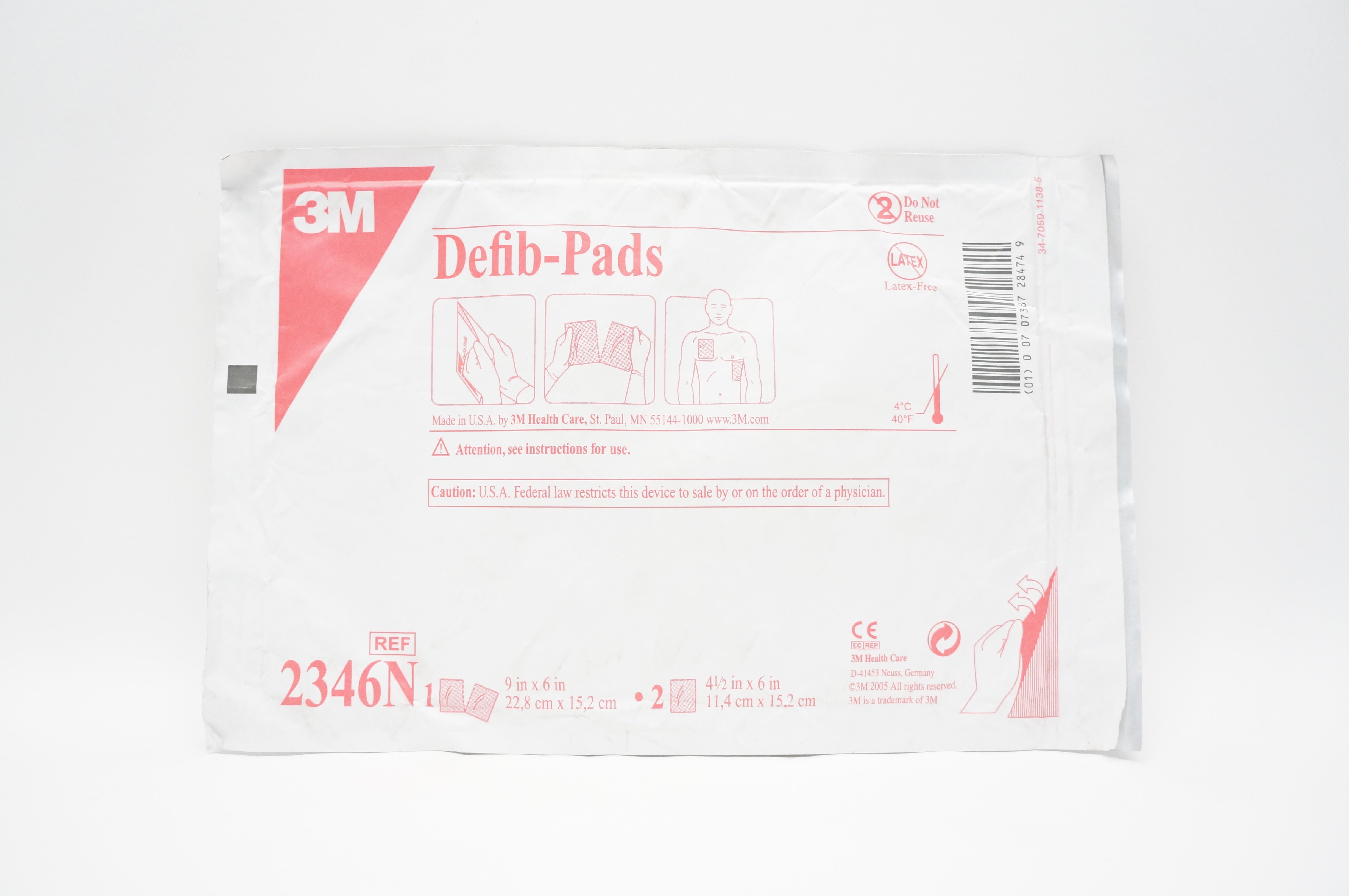 3M 2356N Debit-Pads 1- 9inch x 6inch 2 - 4 1/2inch x 6inch (x)