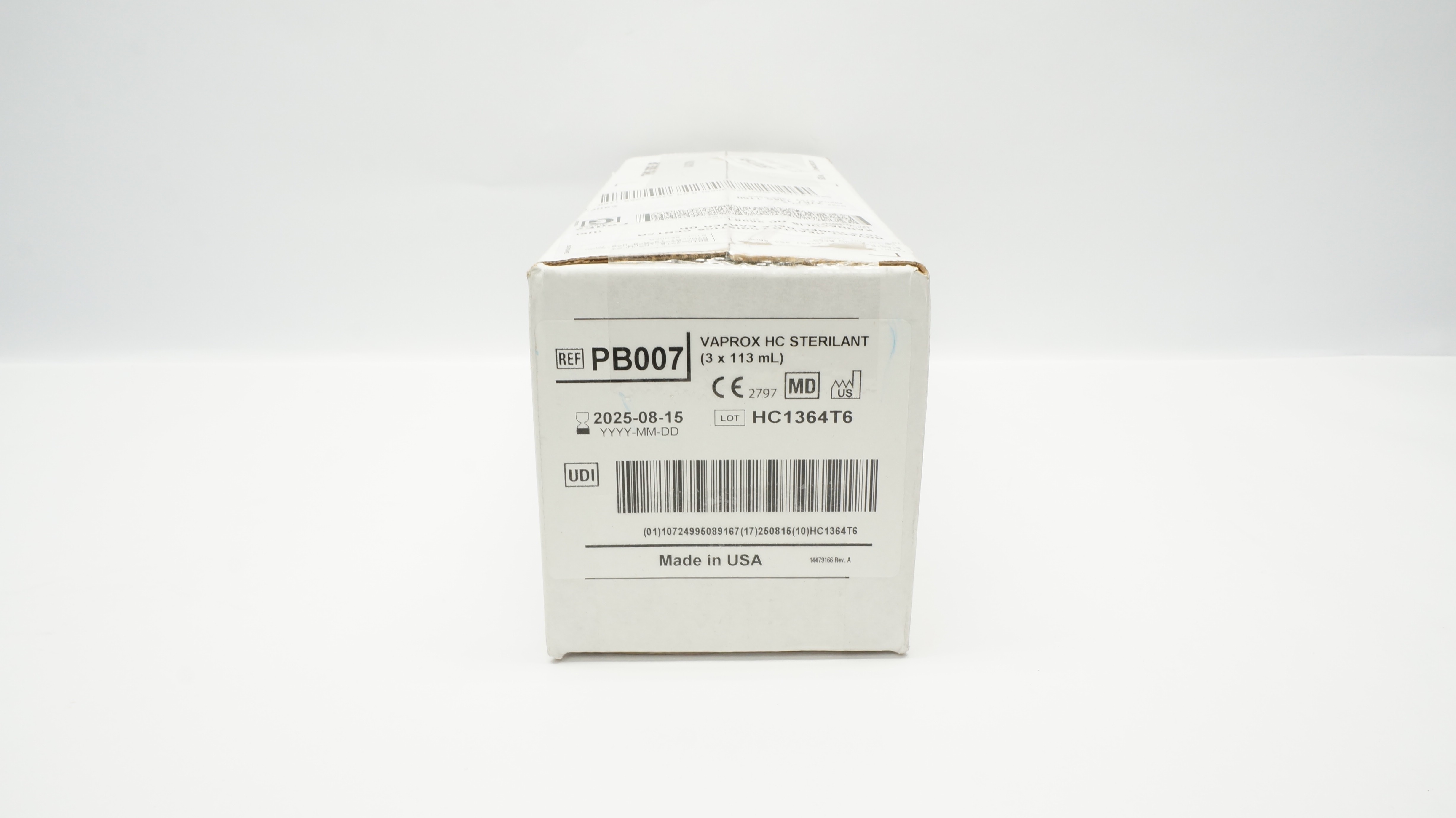 Steris PB007 Vaprox HC Sterilant 113mL - Box of 3