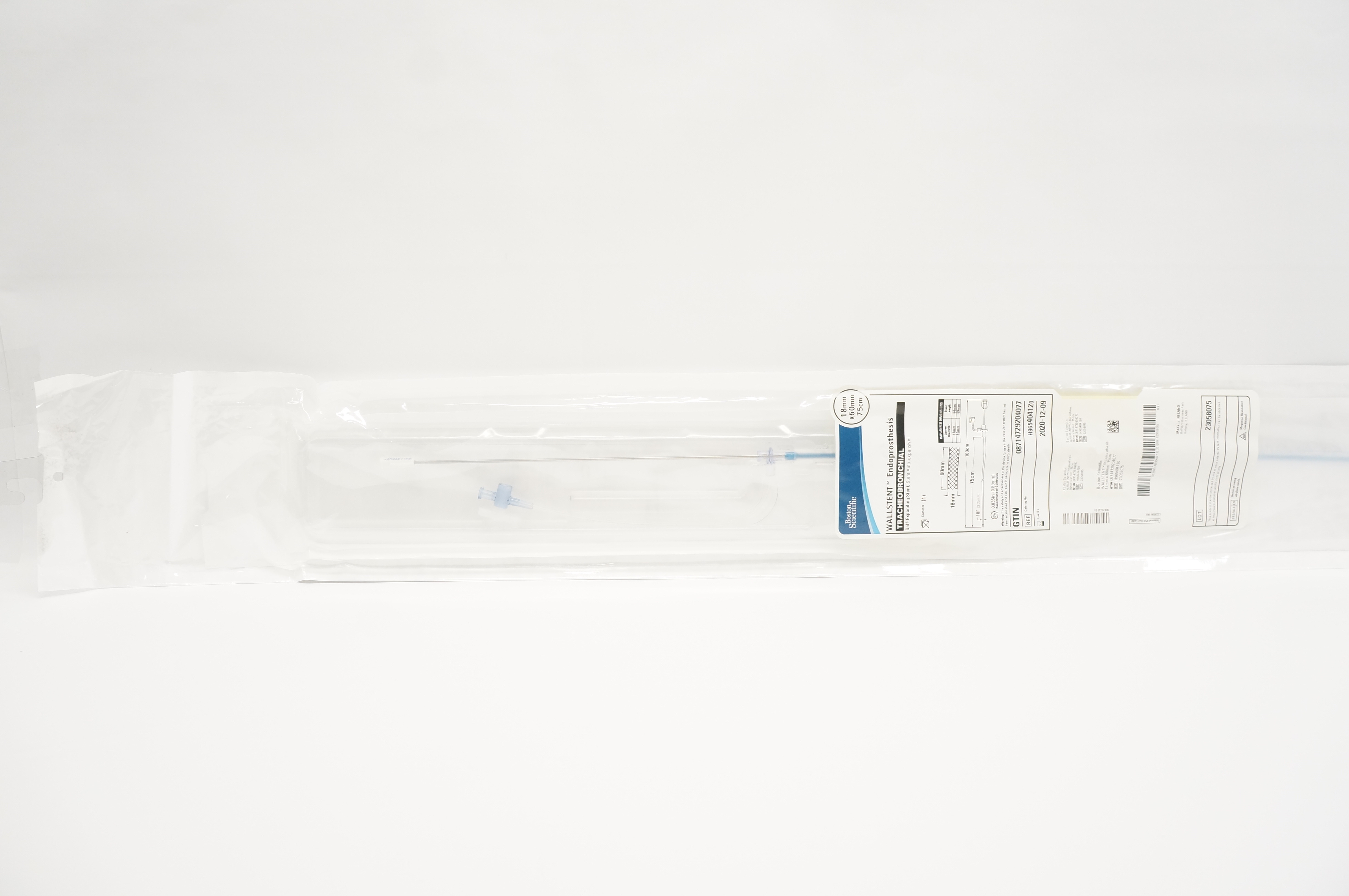 Boston Scientific H965404120 Wallstent Self-Expanding Stnt 75cm x 18mm x 60mm(x)
