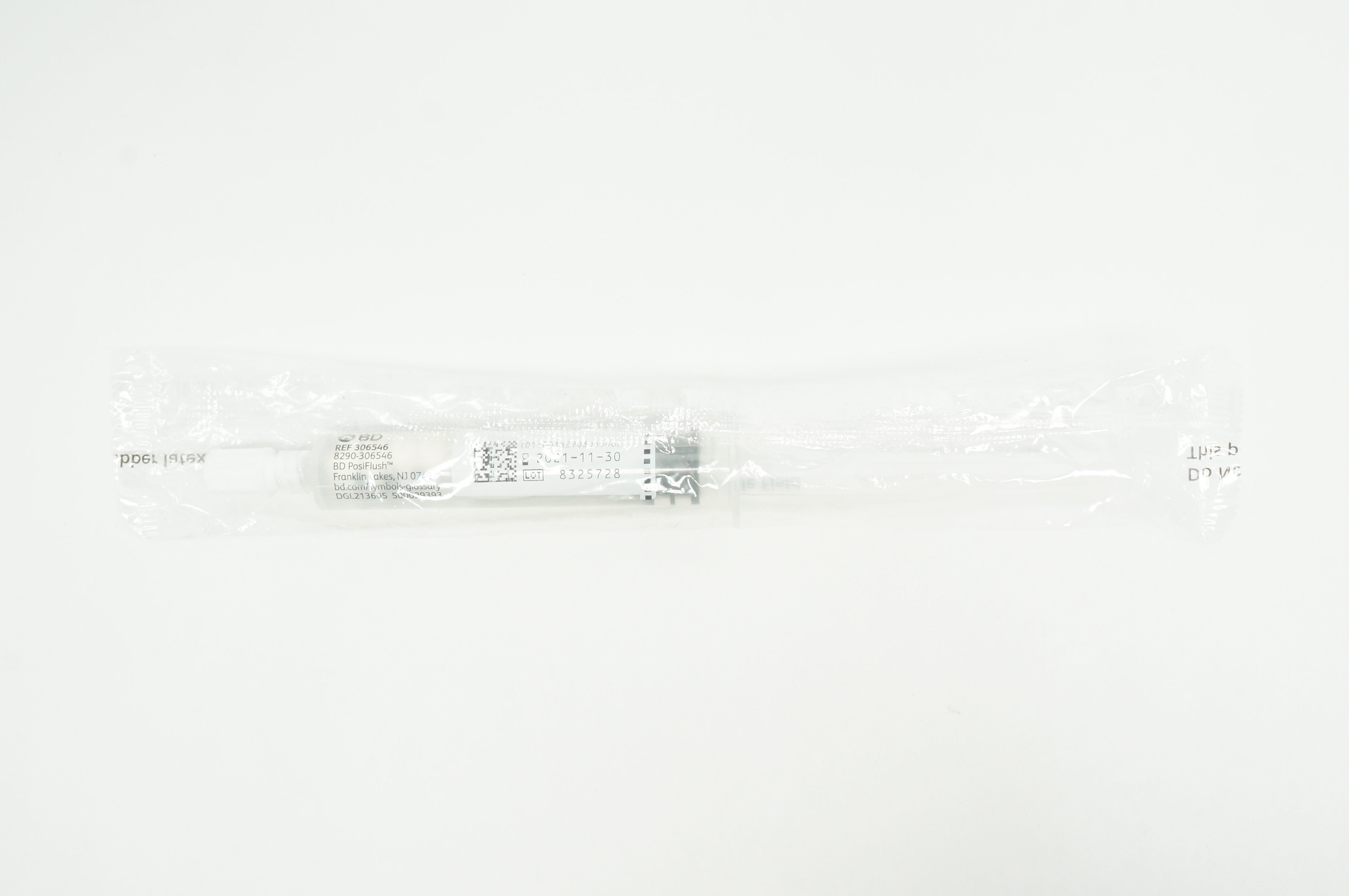 BD 306546 PosiFlush Normal Saline Flush Syringe 10mL
