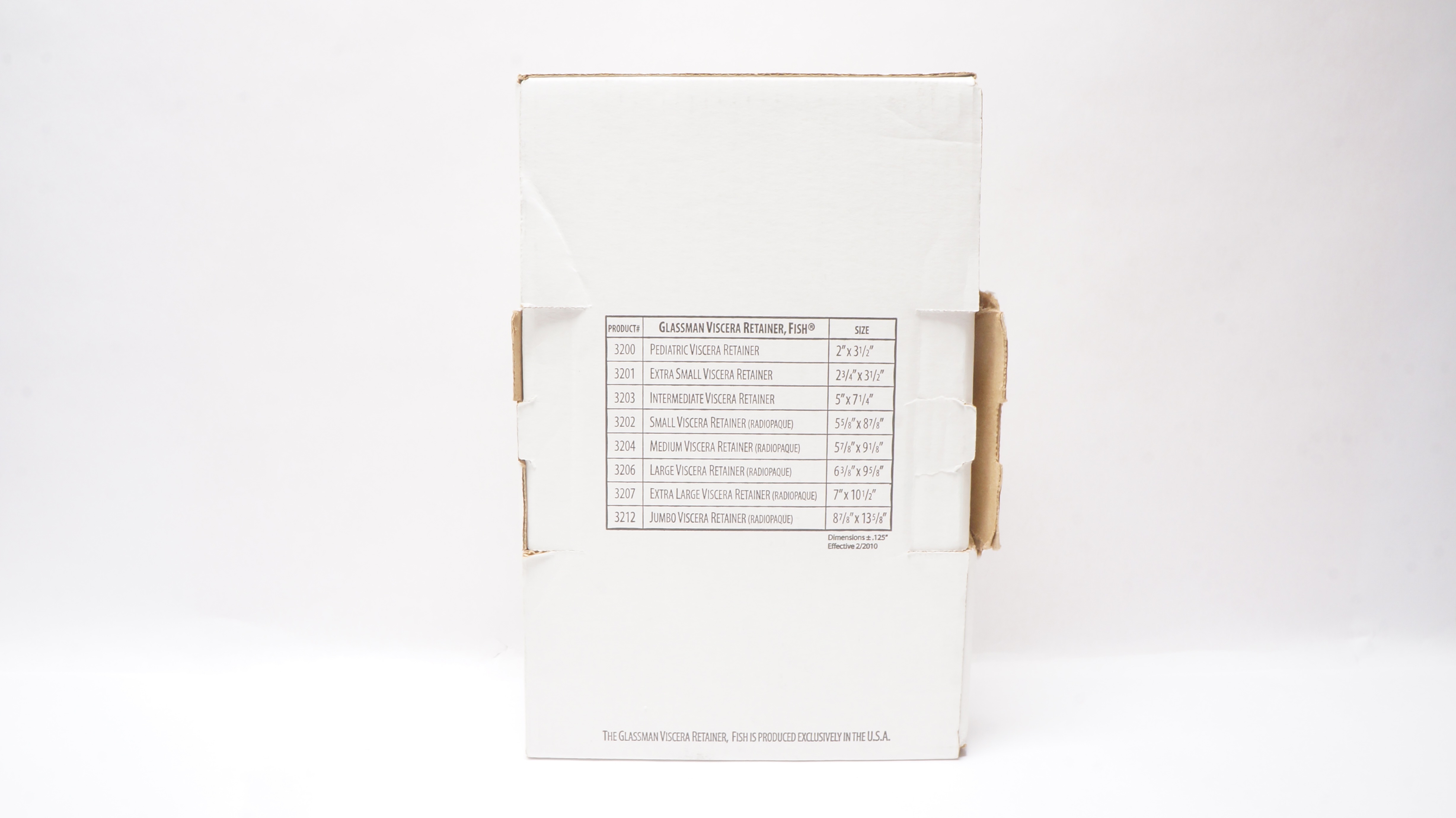 AdeptMed 3204 Glassman Medium Viscera Retainer, Fish Radiopaque (x