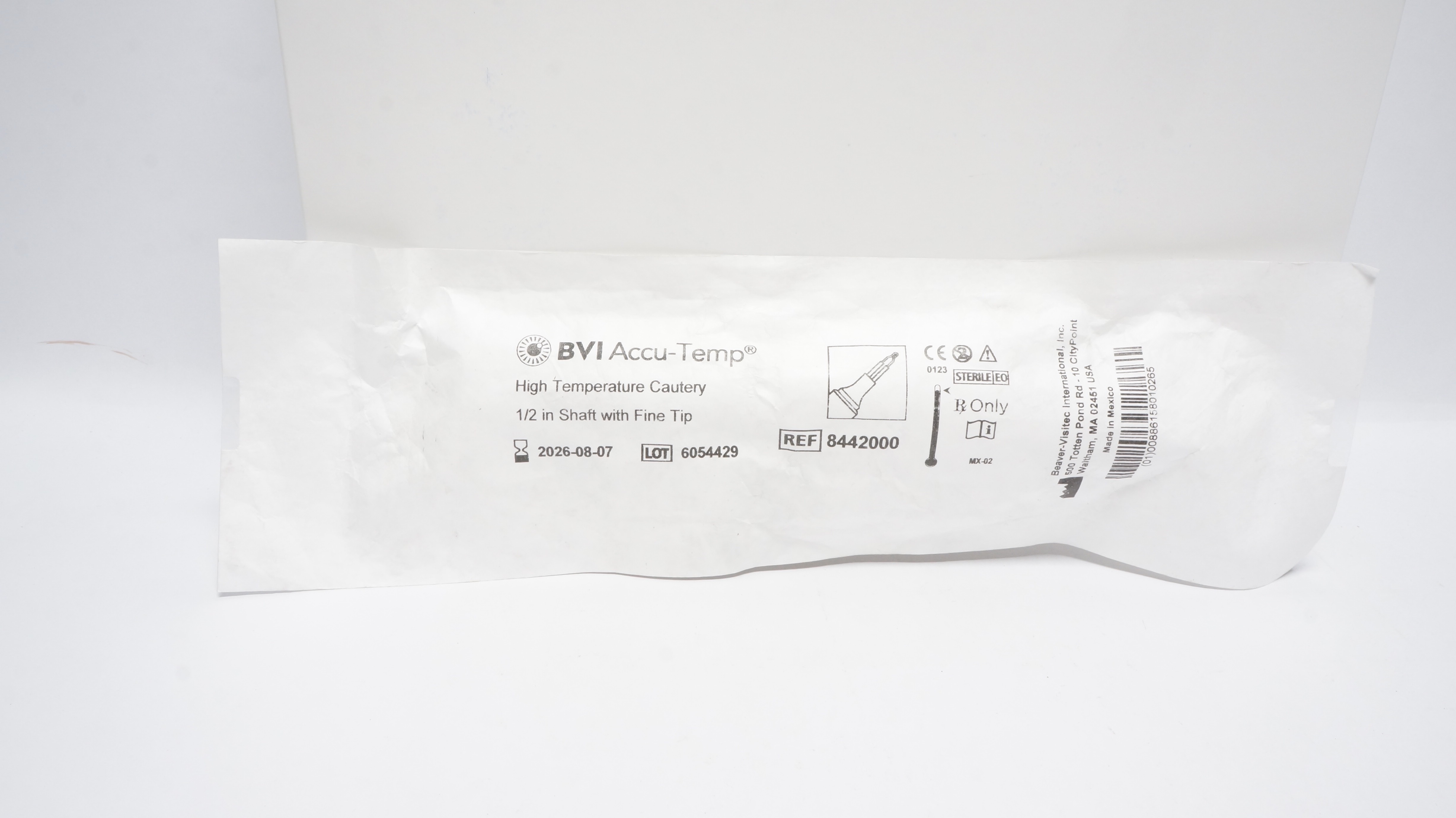 BVI 8442000 Accu-Temp High Temperature Cautery 1/2 in. Shaft with Fine Tip