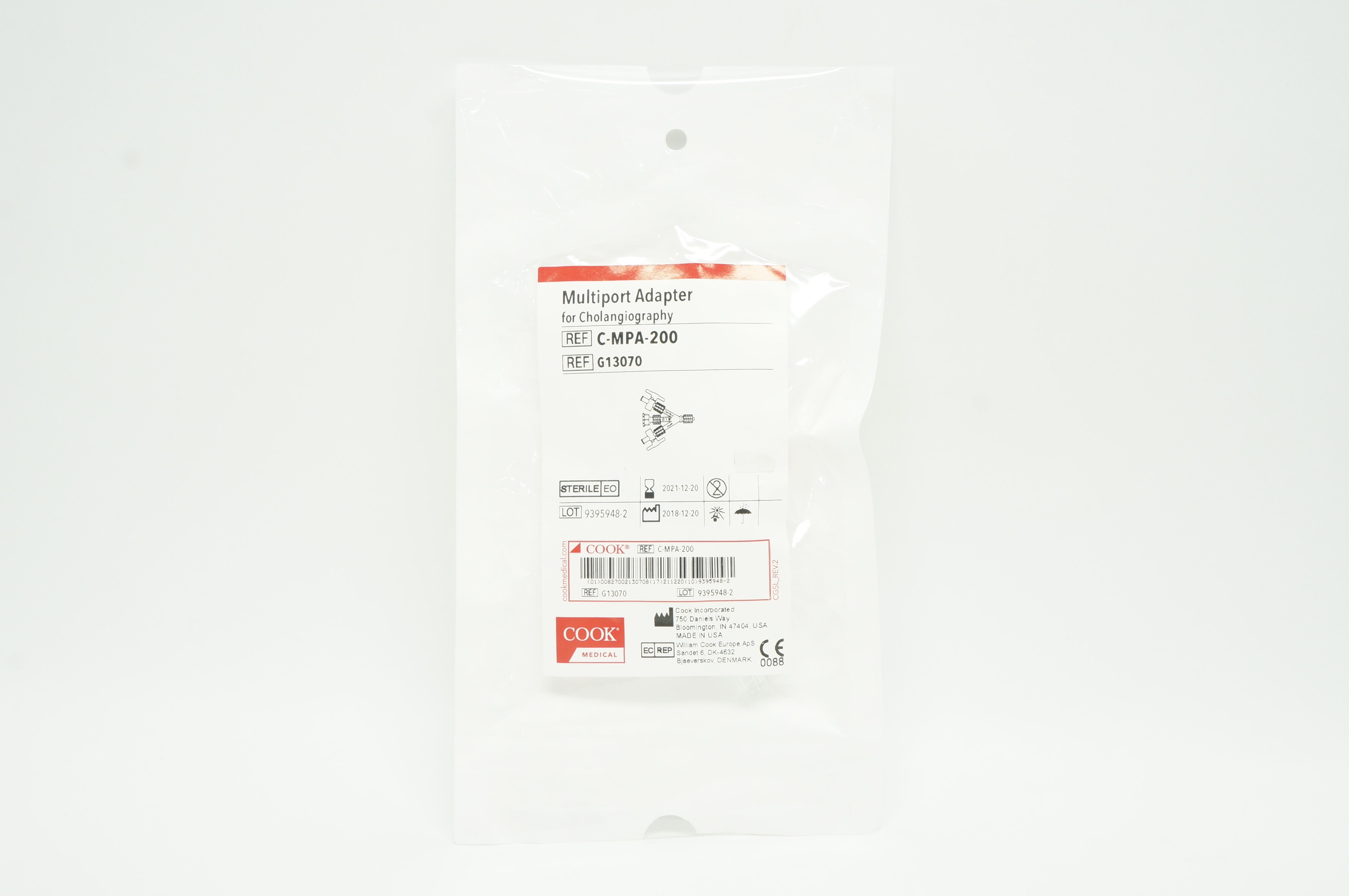 Cook Medical G13070 Multiport Adapter For Cholangiography