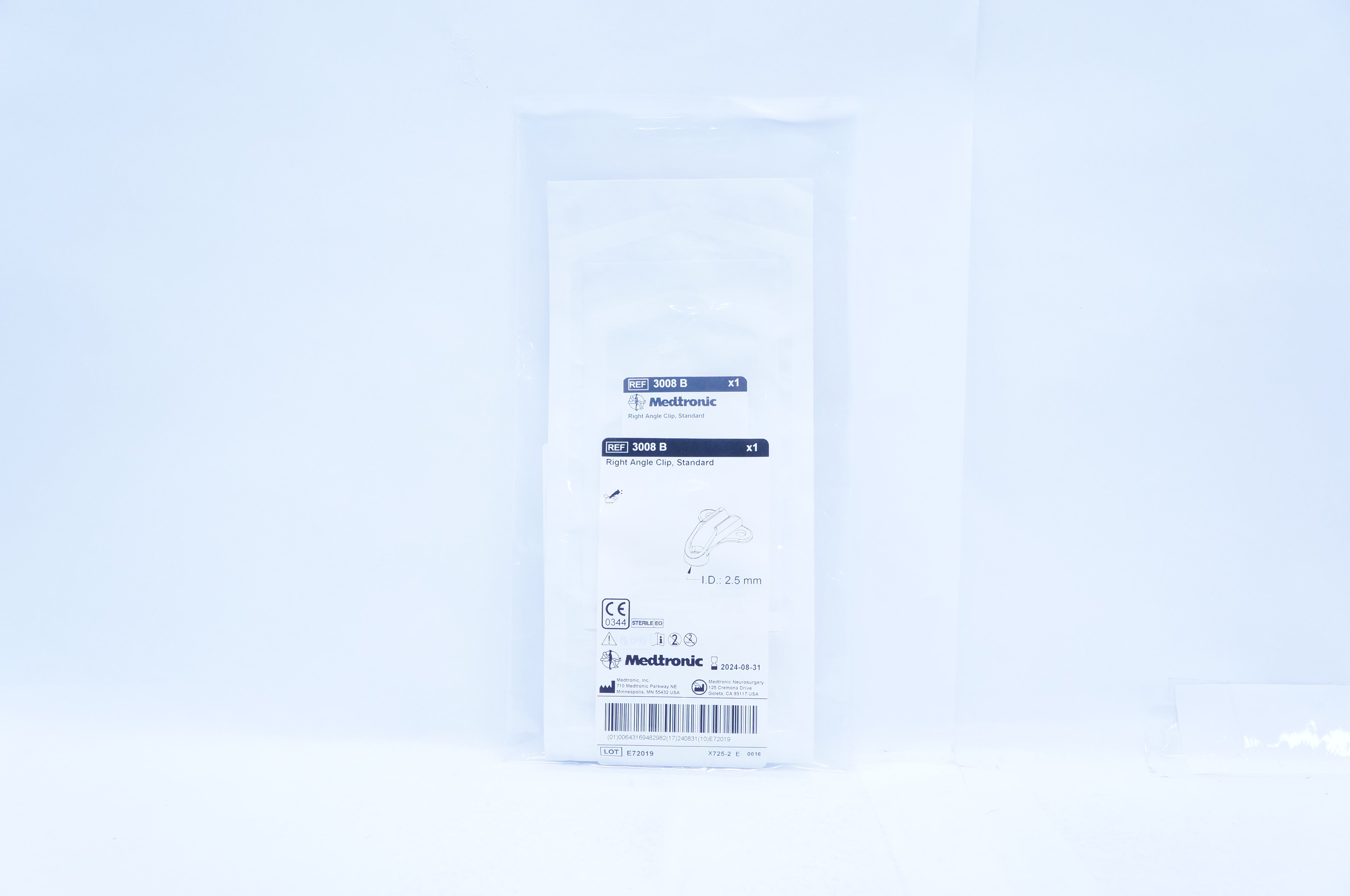 Medtronic 3008 B Right Angle Clip, Standard 2.5mm