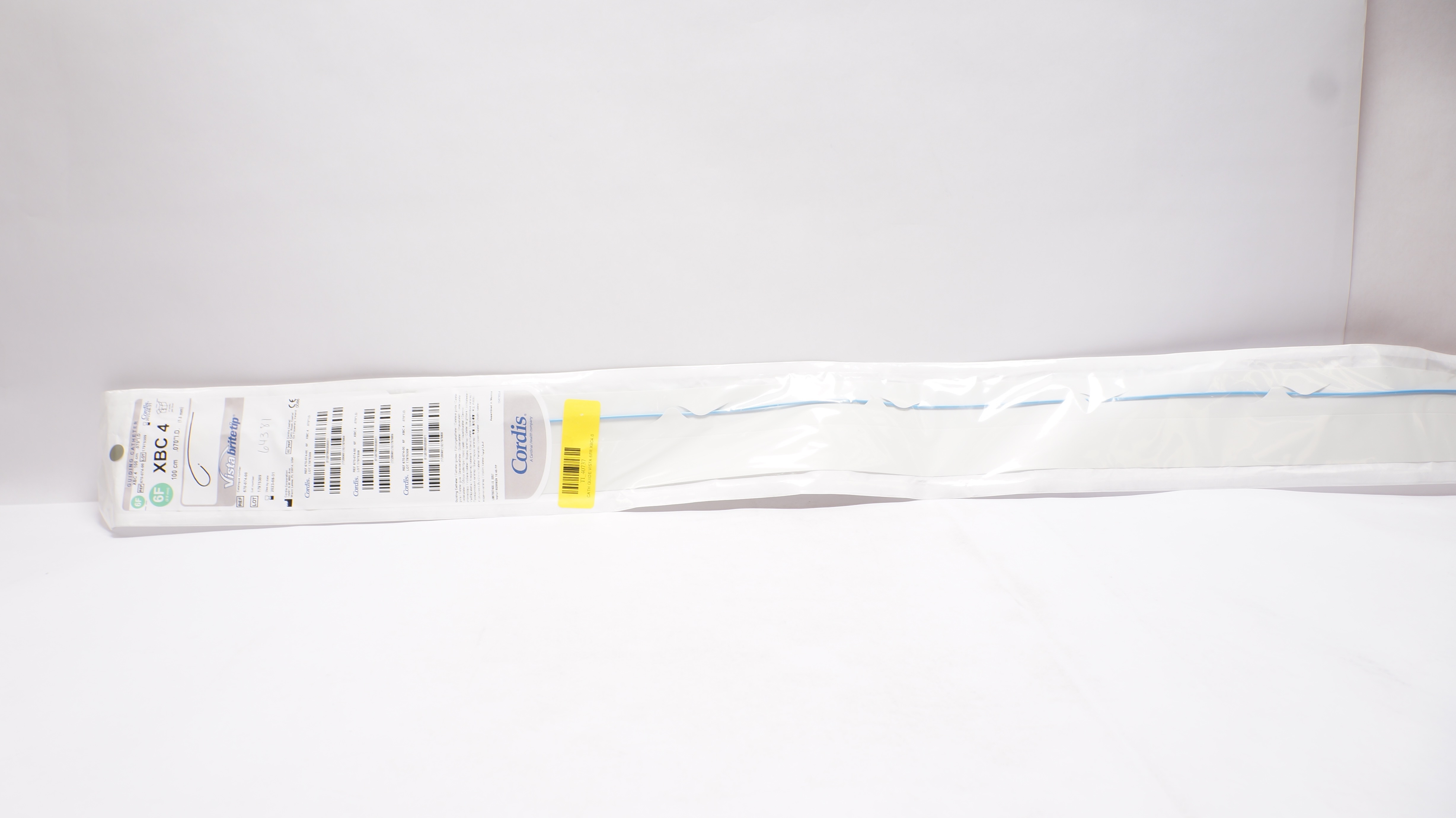 Cordis 670-074-00 Vistabritetip Guiding Cath. XBC 6F 4 100cm .070inch (x)