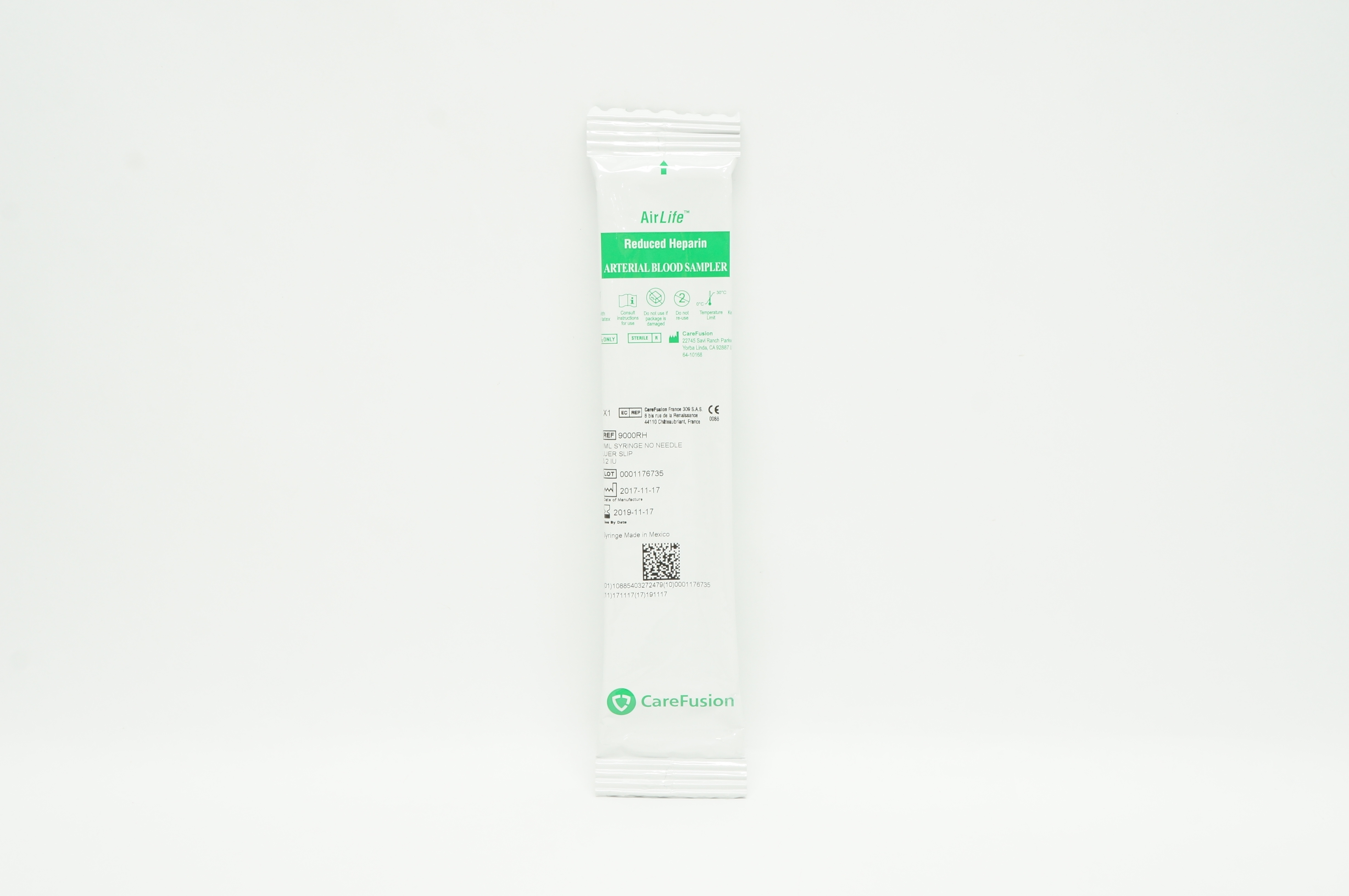 CareFusion 9000RH Syringe No Ndle Luer Slip 1ml (x)