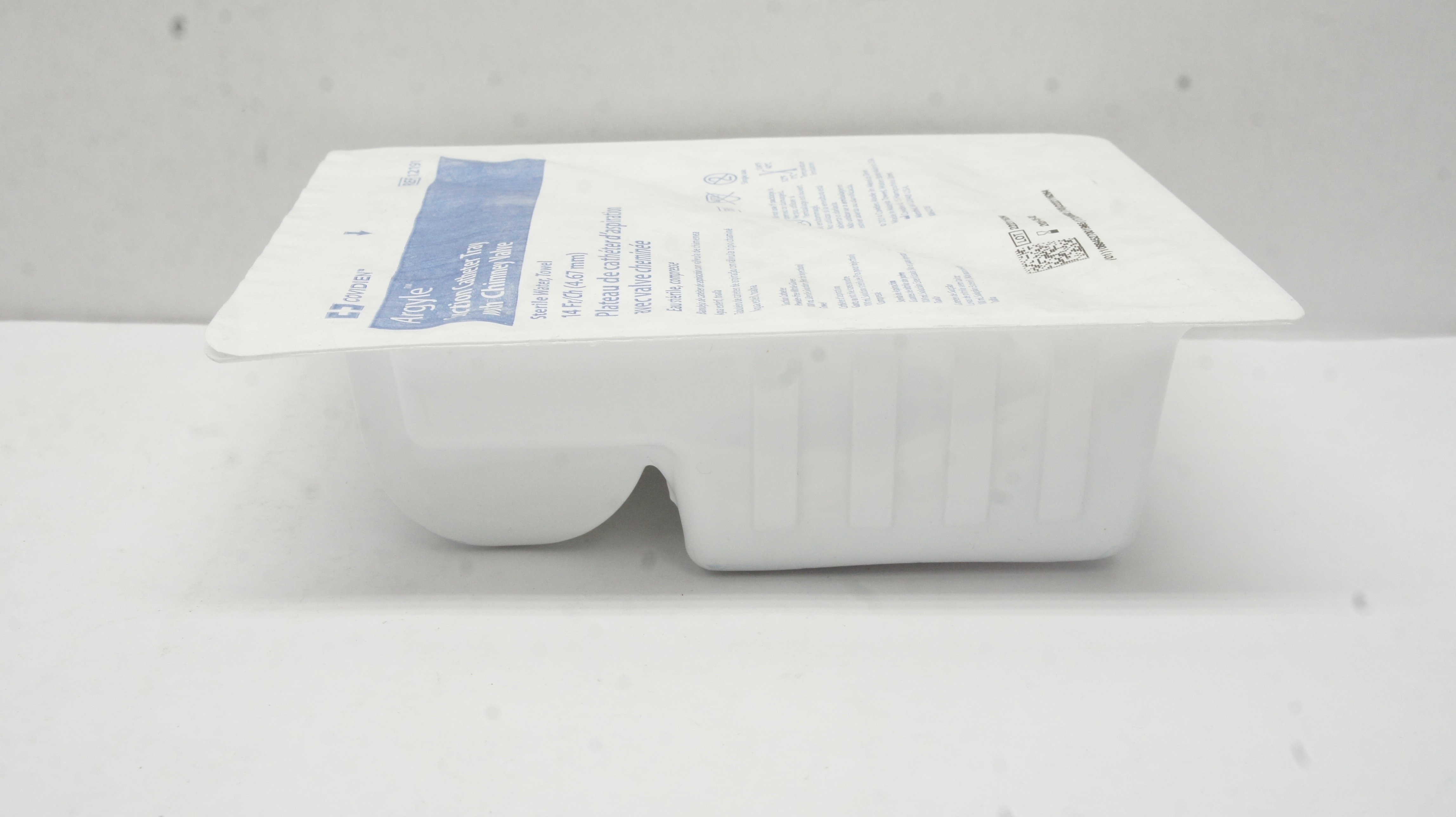 Covidien 12191 Argyle Suction Cath. Tray W/Chimney Valve 14Fr/Ch